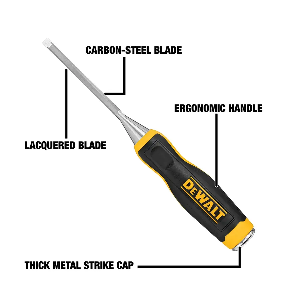 DEWALT® 1/4-in. (6.4mm) Wood Chisel
