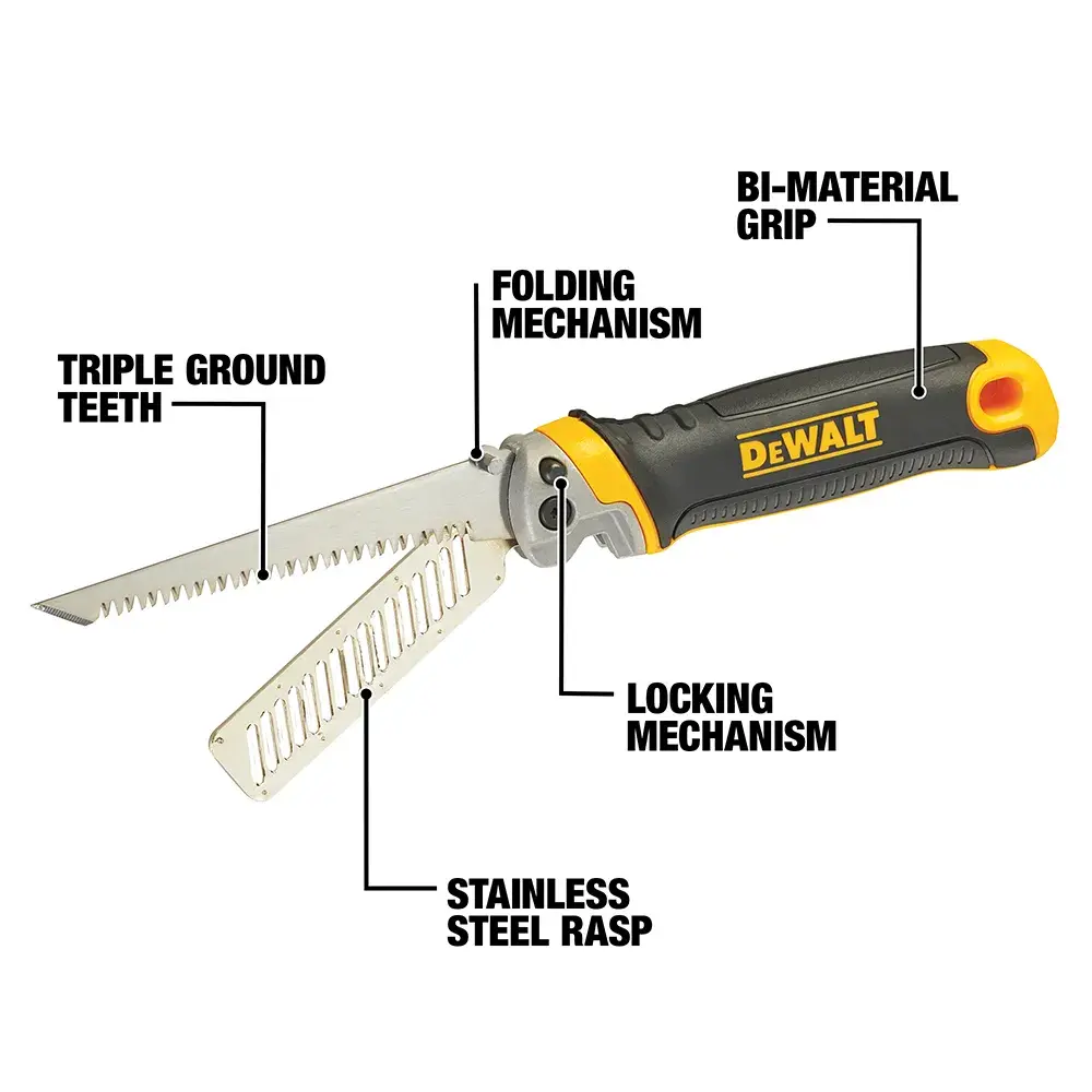 DEWALT® 5-1/4-in. (133mm) Folding Jab Saw