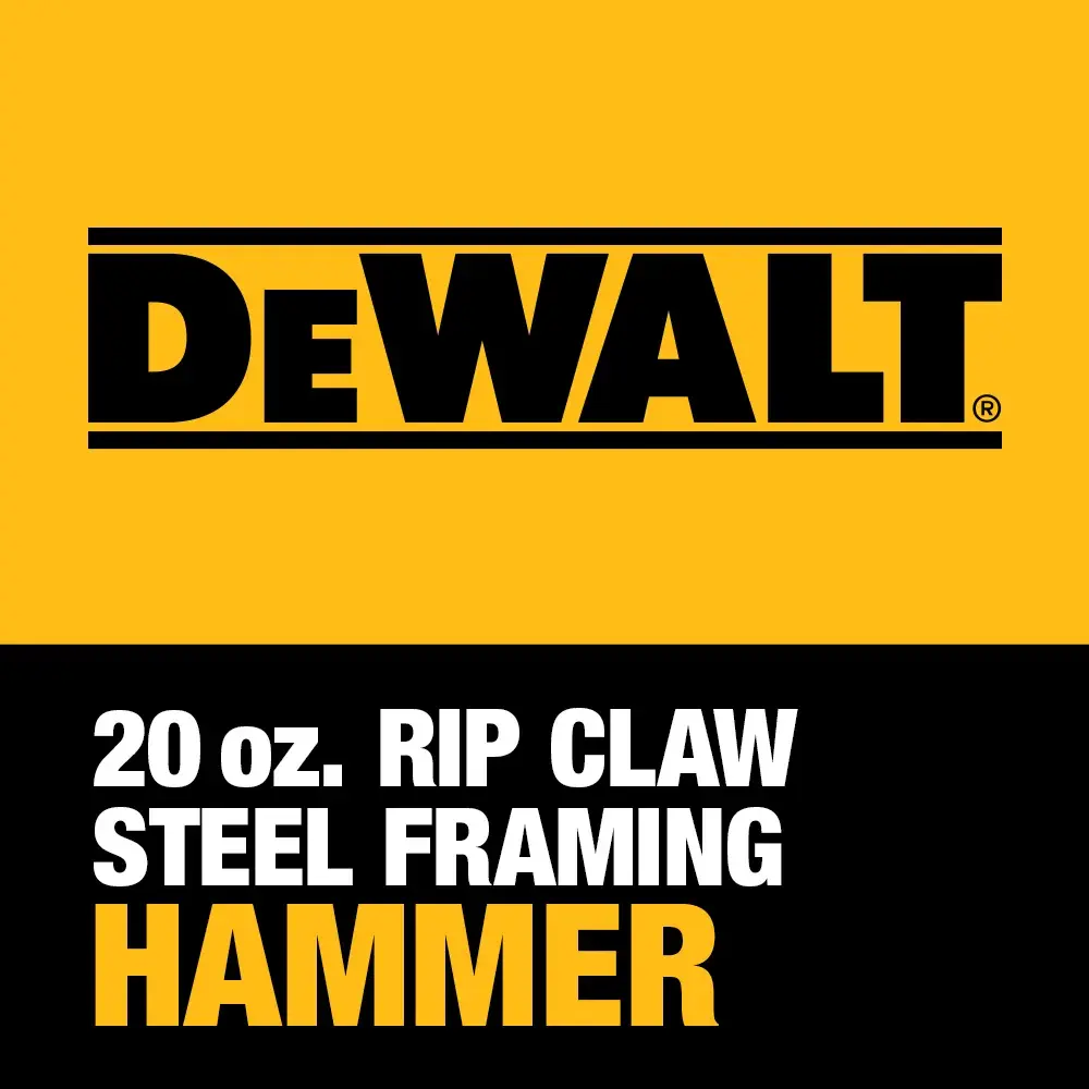 20oz Rip Claw Steel Framing Hammer Graphic