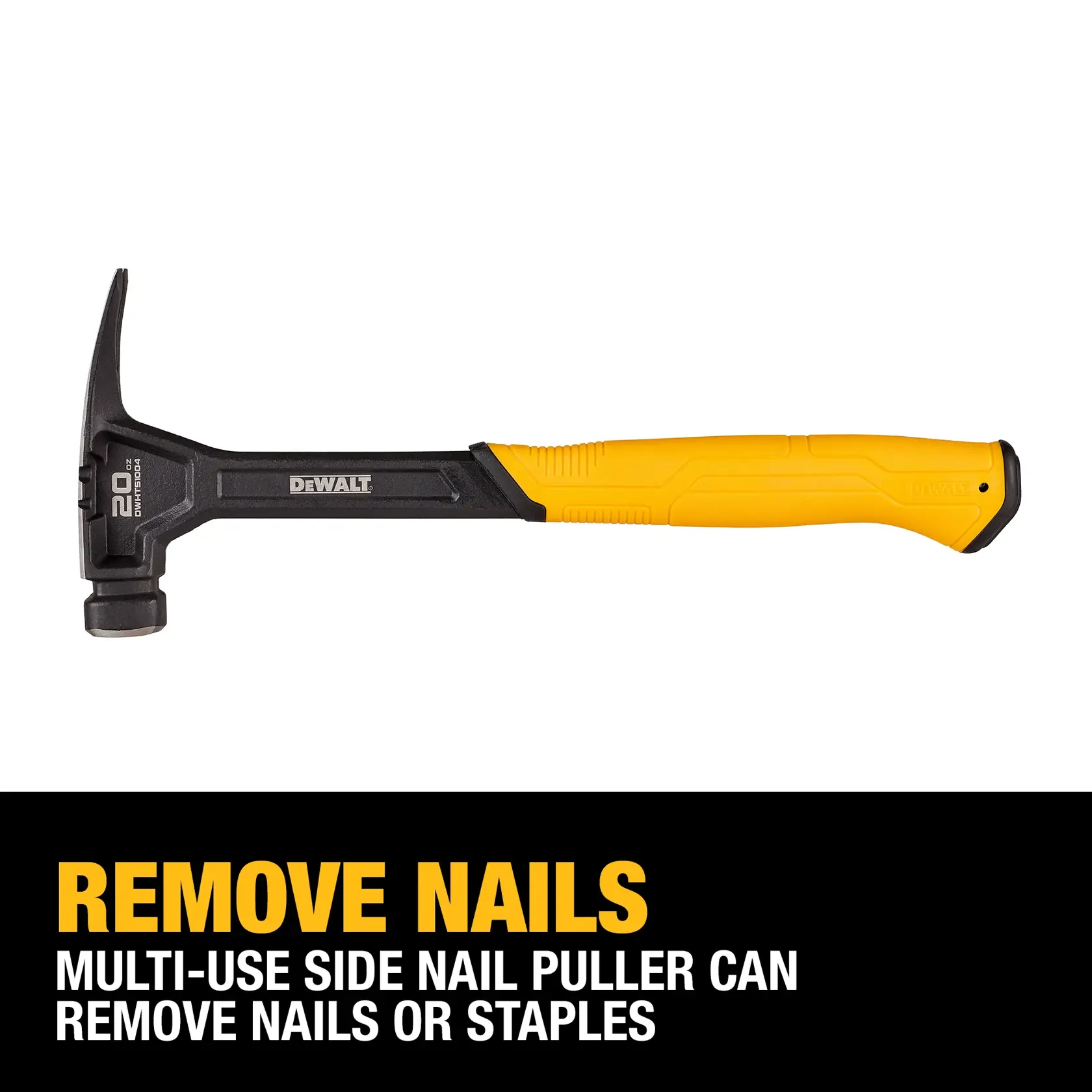 Remove Nails with Multi-use Side Nail Puller Graphic
