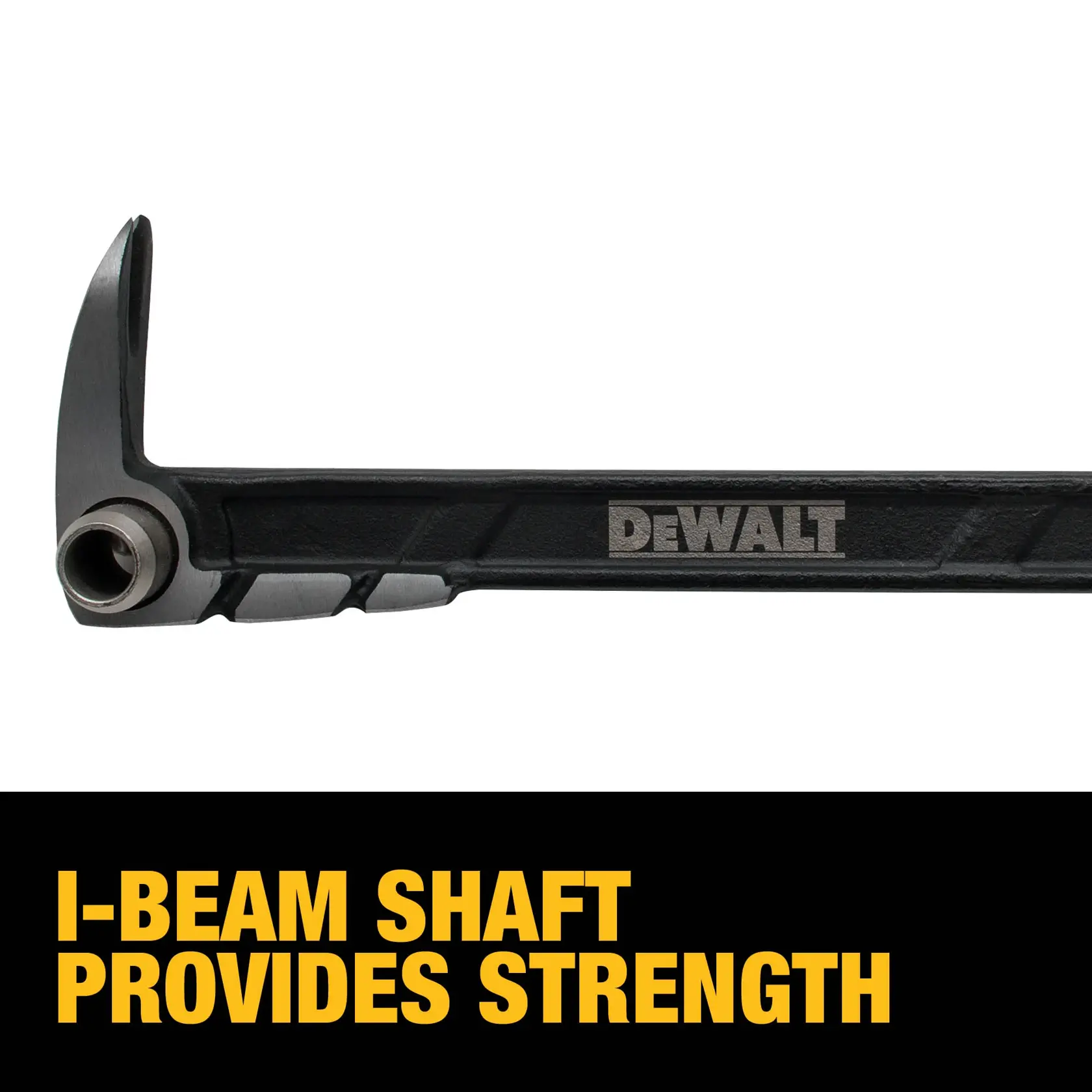 I-beam shaft provides strength graphic