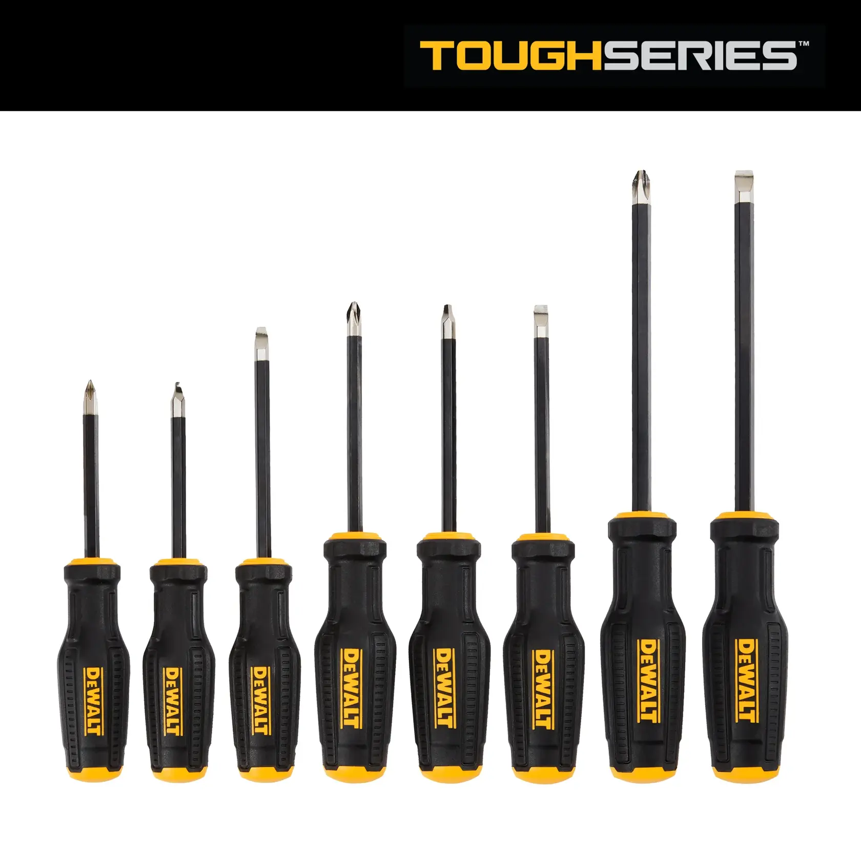 DEWALT® TOUGHSERIES Screwdriver Set (8-Piece)
