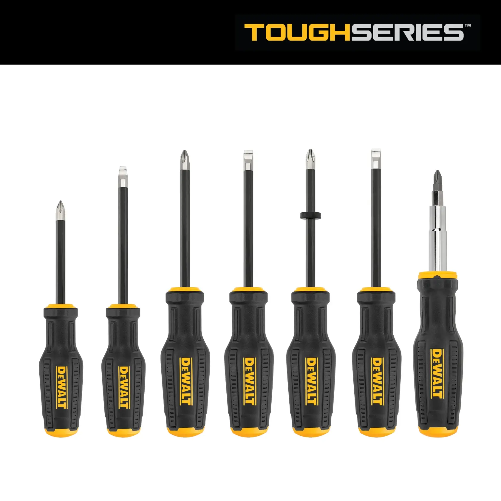 TOUGHSERIES 17Pc Maxfit Set displaying different screwdrivers