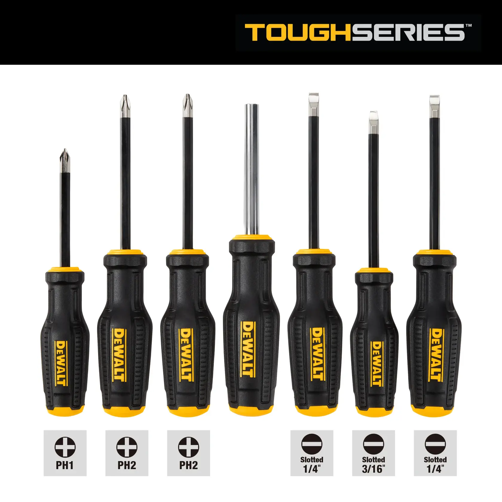 DEWALT® TOUGHSERIES Screwdriver Set (27-Piece)