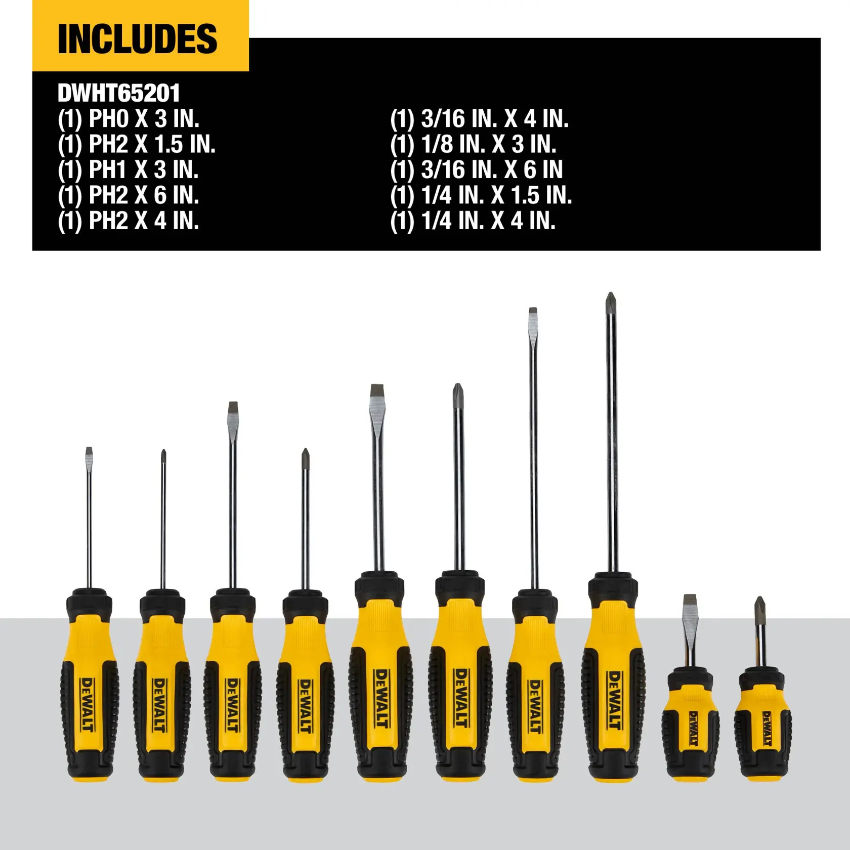 DEWALT® Screwdriver Set (10-Piece)