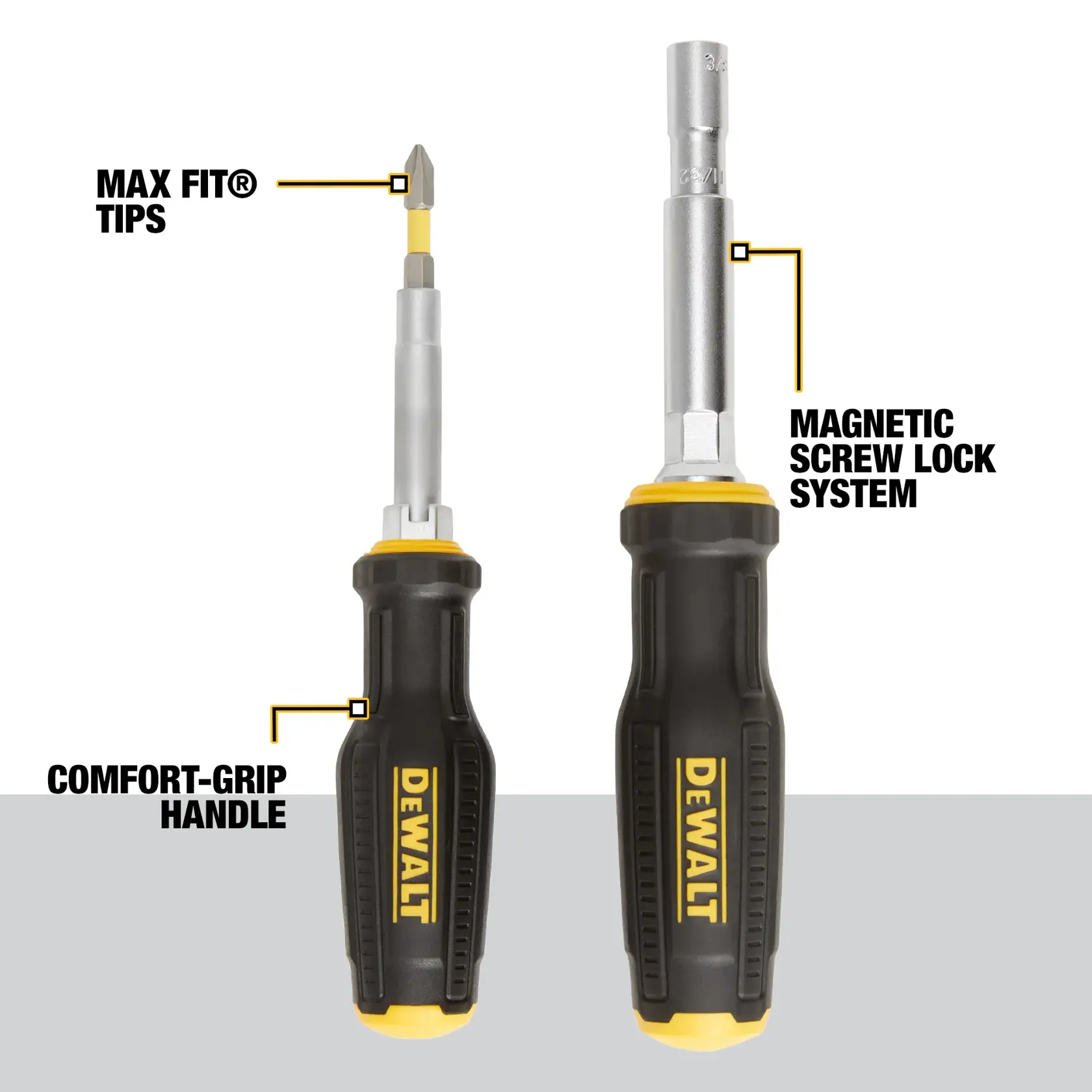 2PC MULTI-BIT / NUT DRIVER COMBO SET