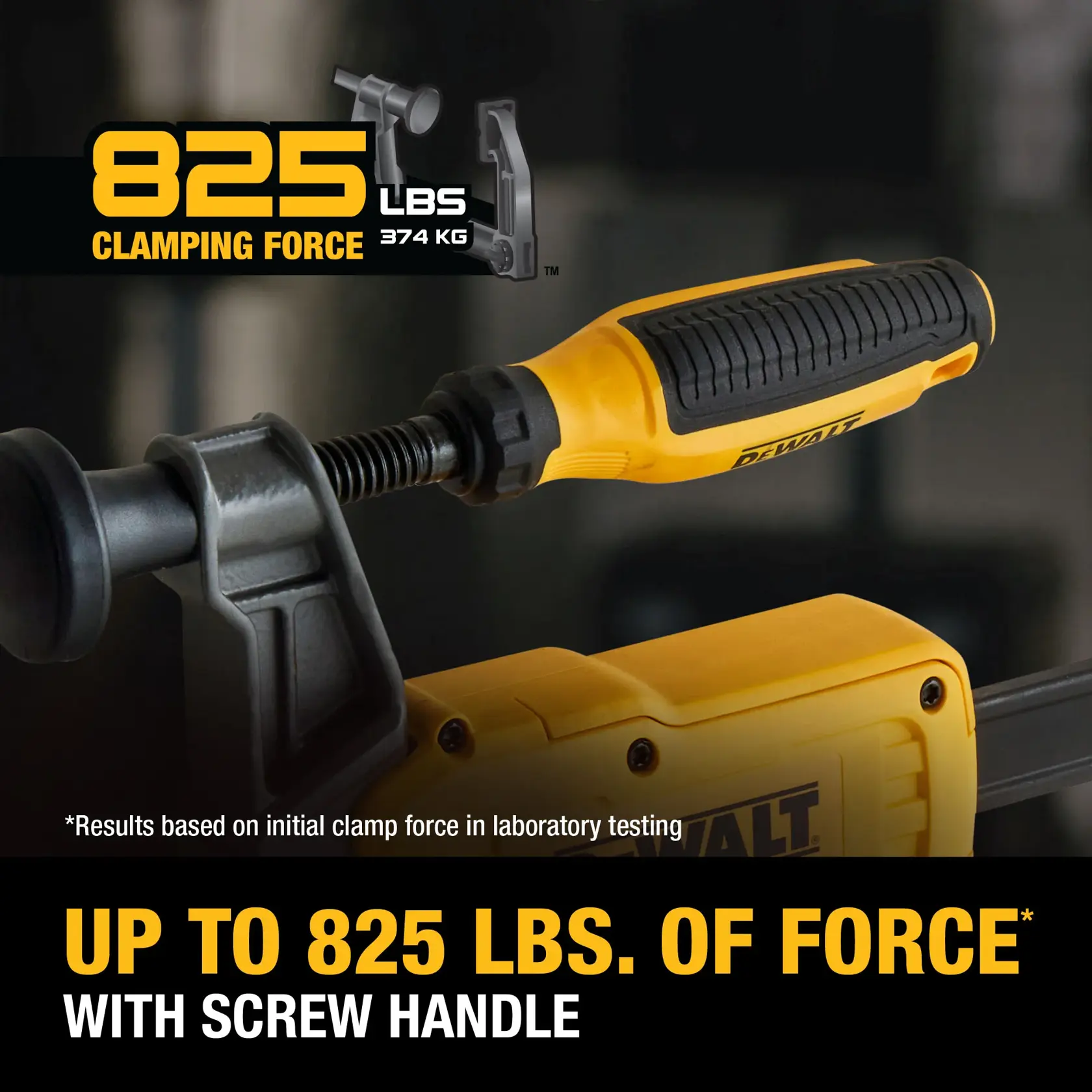 Screw handle graphic showing force