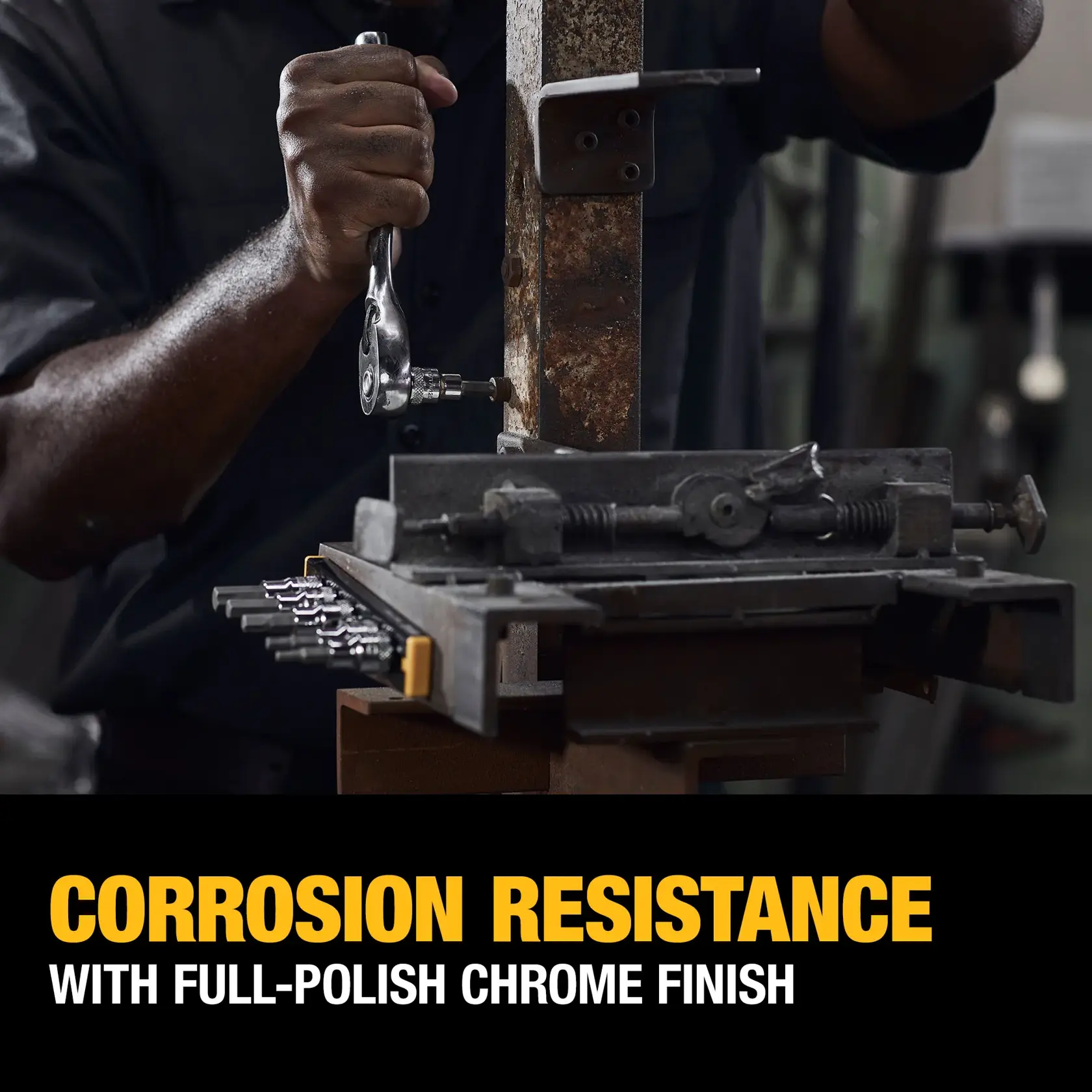 DEWALT® 3/8-in. Drive SAE & MM Hex Bit Socket Set (12-pc.)