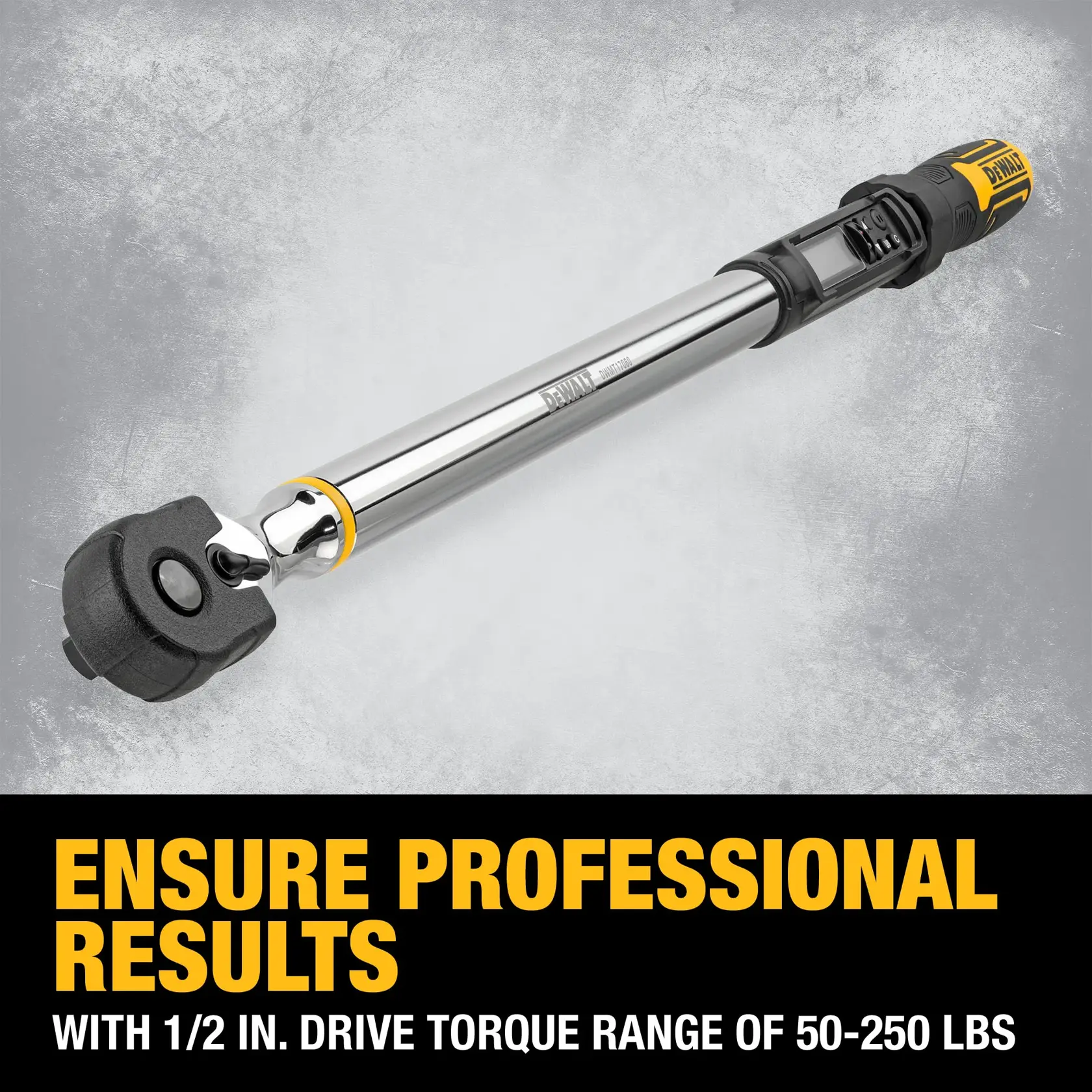 DWMT17060 DEWALT Digital Torque Wrench 1/2 inch Feature Ensure Professional Results