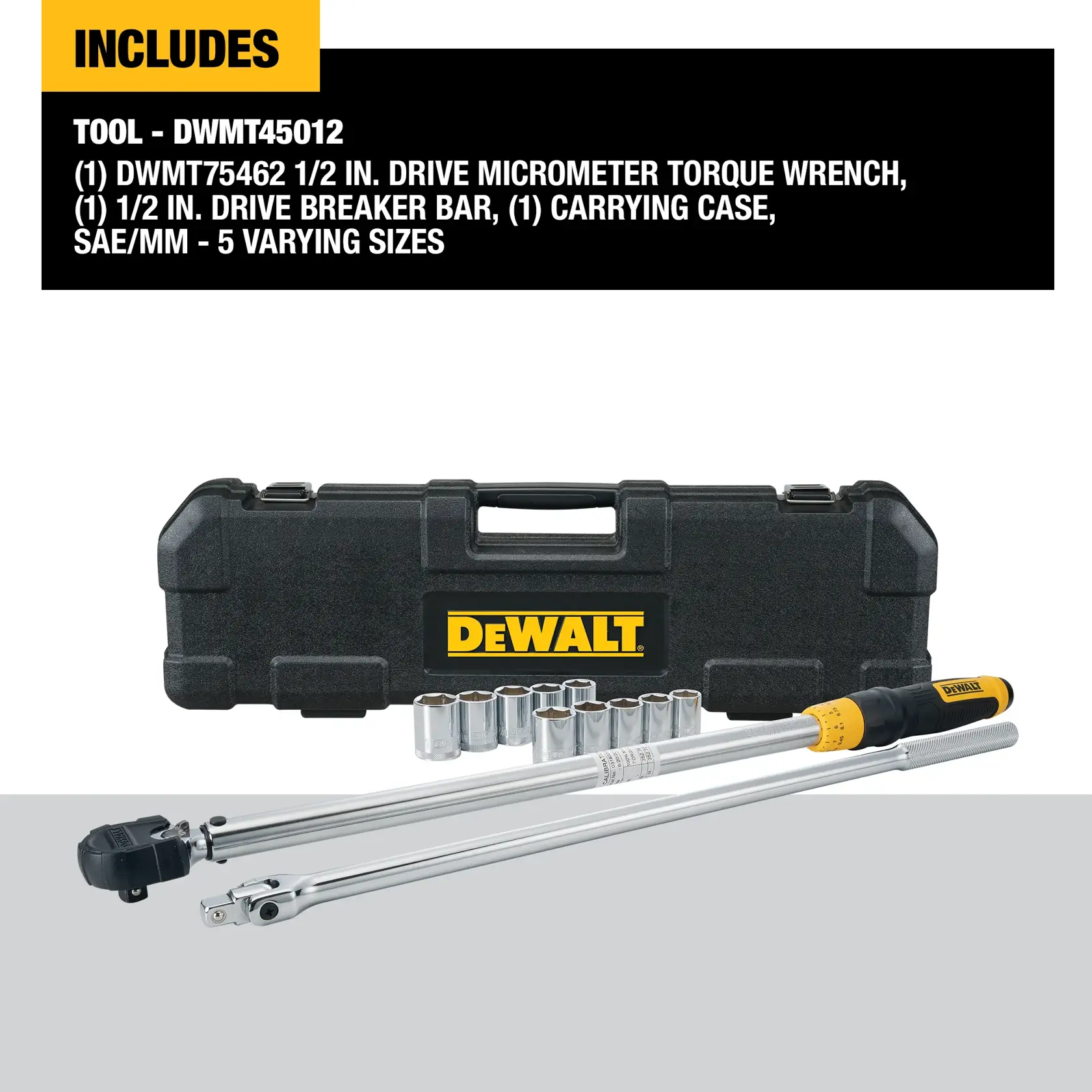 DEWALT® 12-pc. Torque Wrench Set
