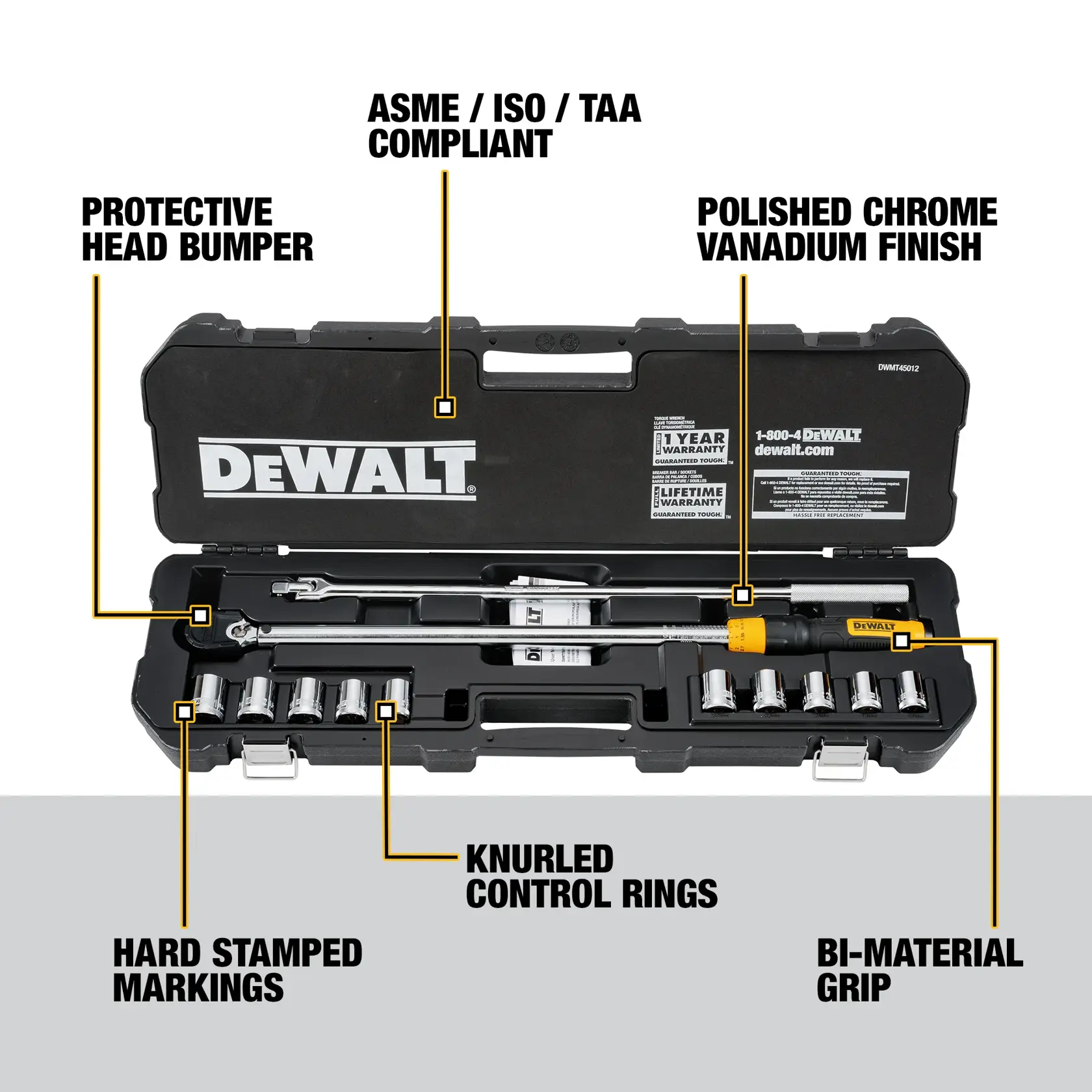 DEWALT® 12-pc. Torque Wrench Set