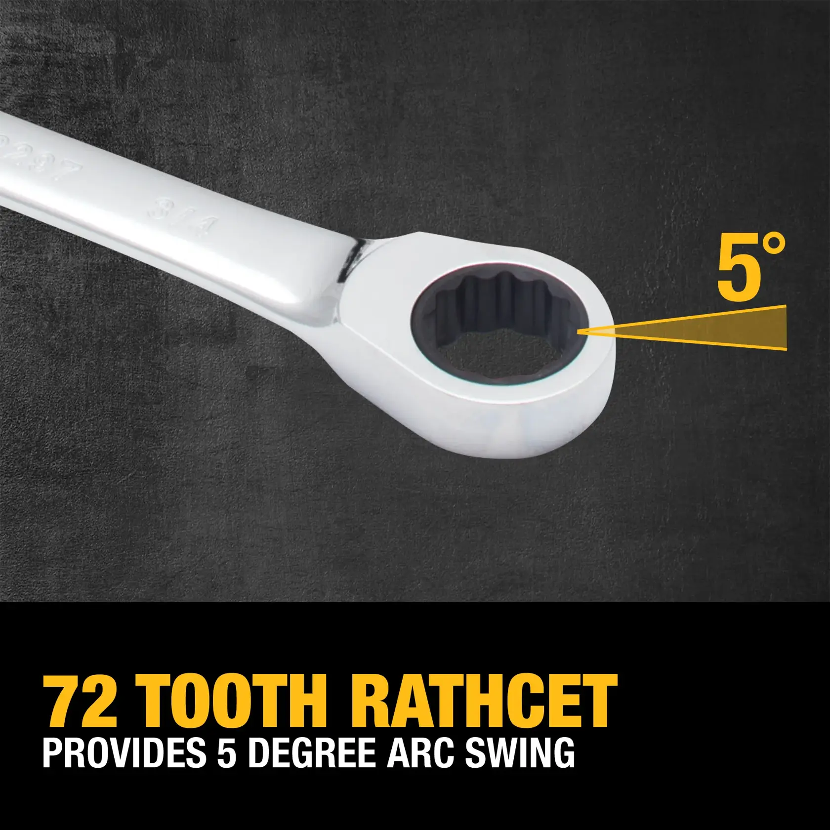 DeWalt DWMT74733 8 pc Ratcheting SAE Combination Wrench Set F+B