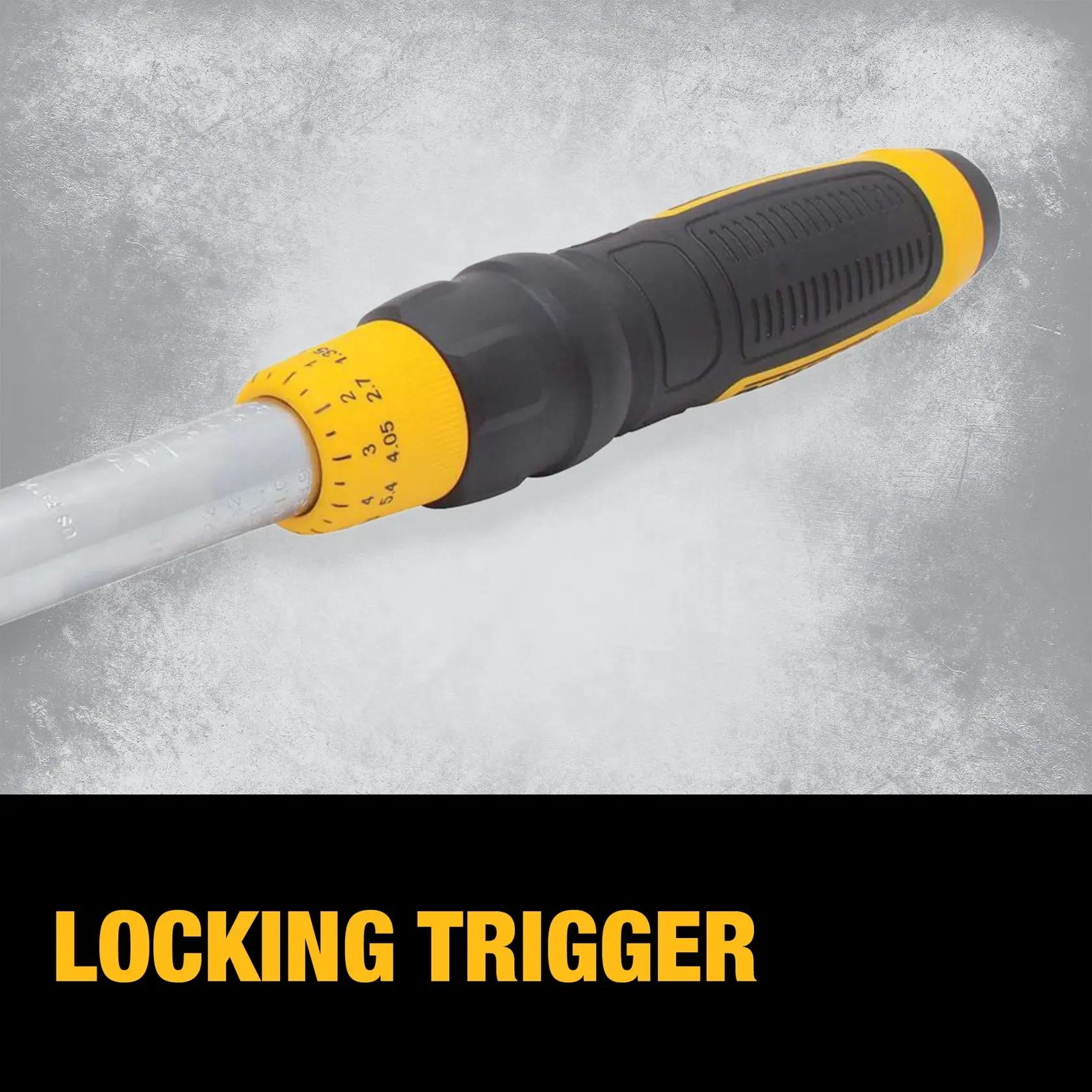 DWMT75463 DEWALT Torque Wrench 3/8 inch Feature Locking Trigger