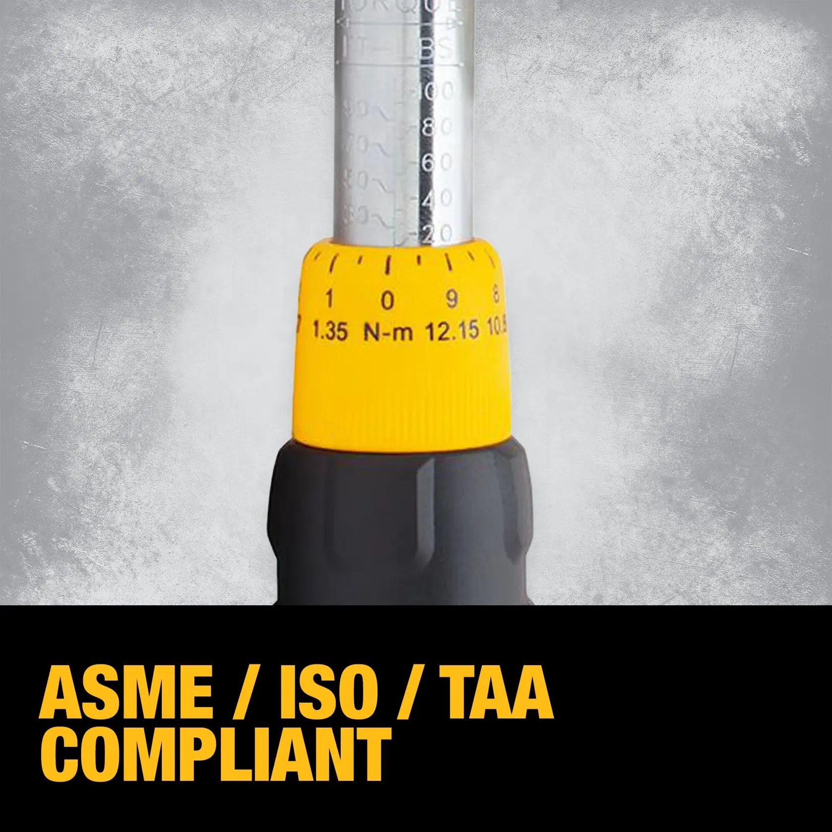 DWMT75463 DEWALT Torque Wrench 3/8 inch Feature Compliance