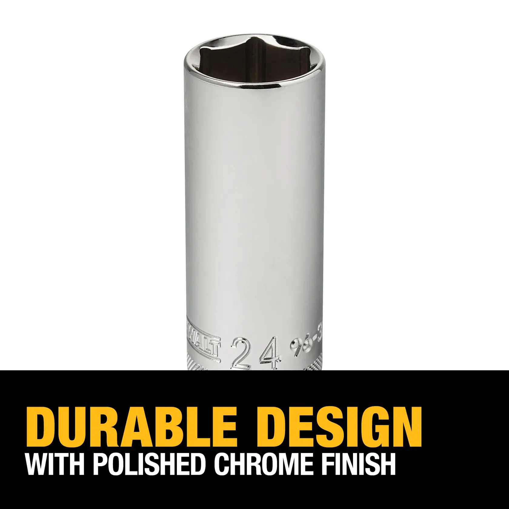 DEWALT® 1/2-in. Drive Deep 6-Point Socket 24