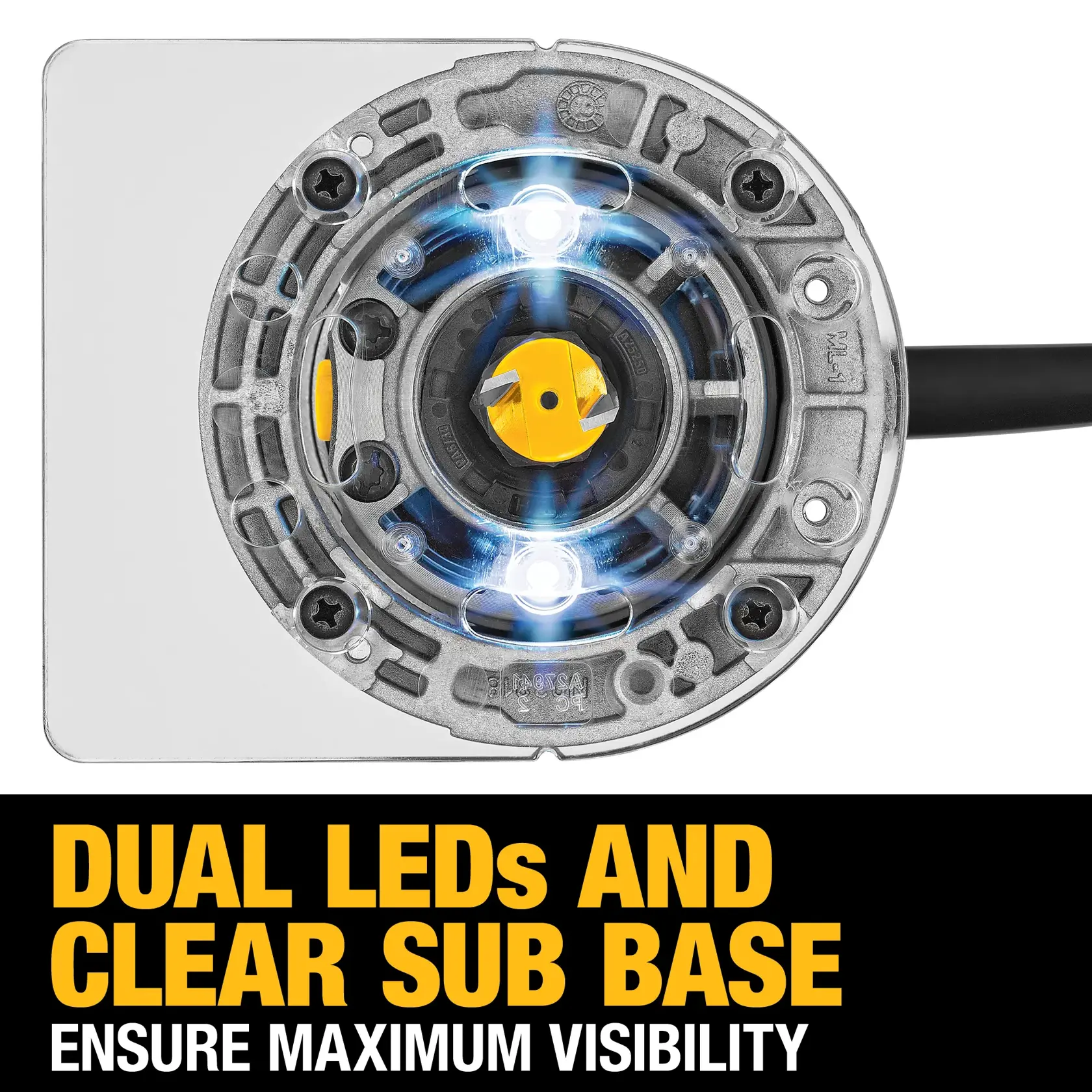 DEWALT® 1-1/4 HP Max Torque Variable Speed Compact Router