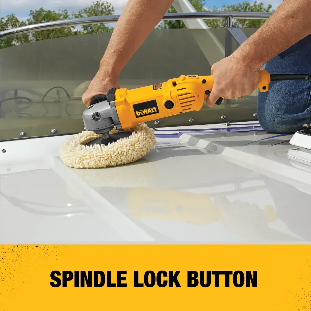 DEWALT® 7-in. - 9-in. Variable-Speed Polisher With Soft Start