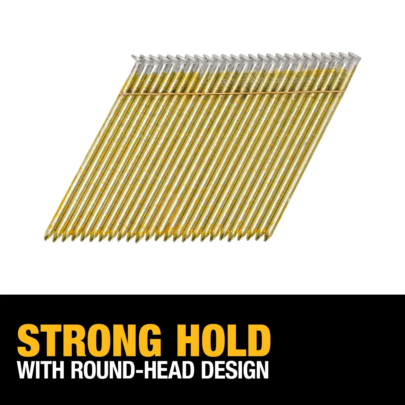 DEWALT® 3-1/2-in. x 0.131-in. Smooth Shank Galvanized 28 Degree Wire Weld Framing Nails (2000-Pack)