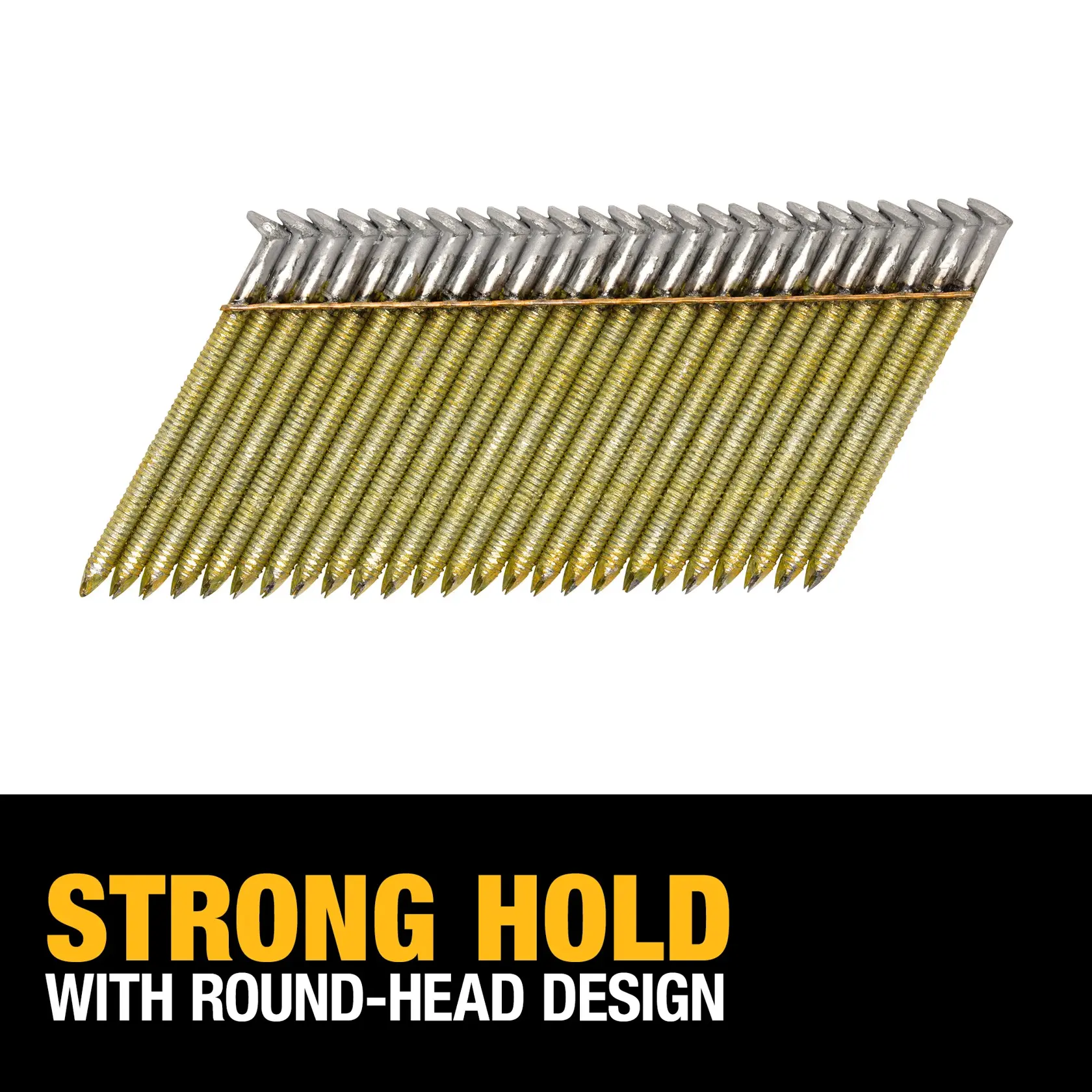 DEWALT® 2-in. x 0.113-in. Ring Shank Galvanized 28 Degree Wire Weld Framing Nails (2000-Pack)
