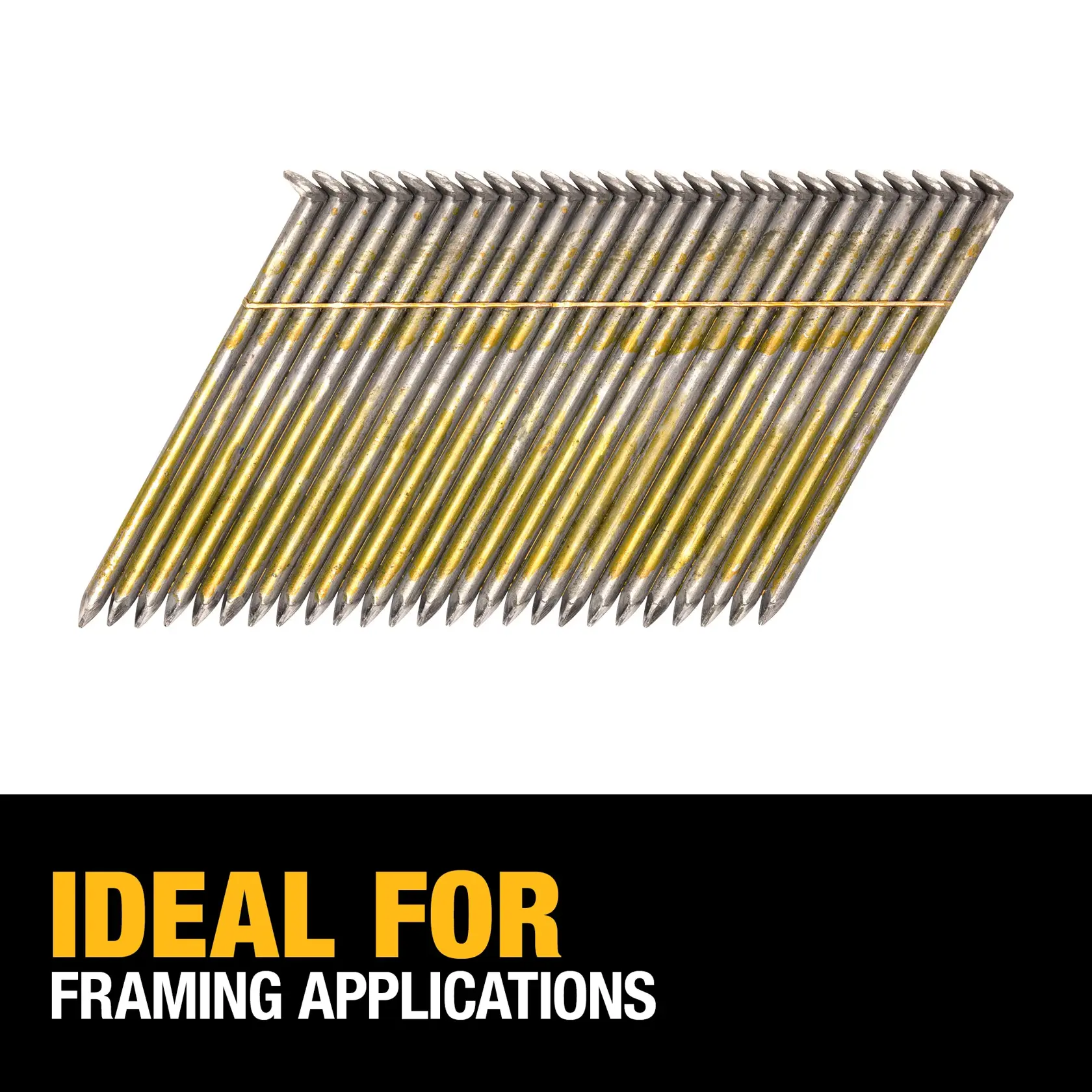DEWALT® 2-3/8-in. x 0.120-in. Smooth Shank Brite 28 Degree Wire Weld Framing Nails (2000-Pack)