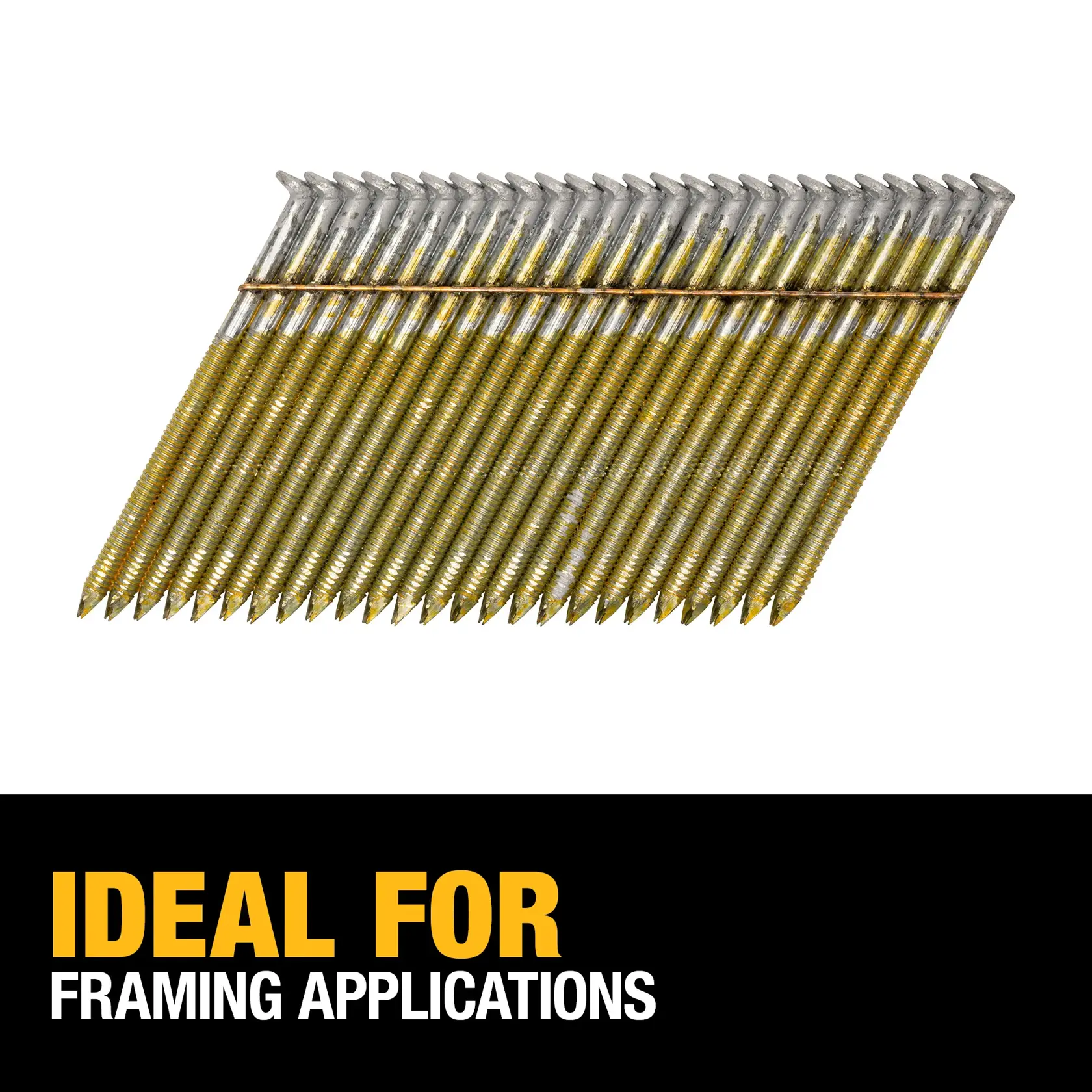 2-3/8-In. X 0.120-In. Ring Shank Galvanized 28 Degree Wire Weld Framing Nails (2000-Pack)