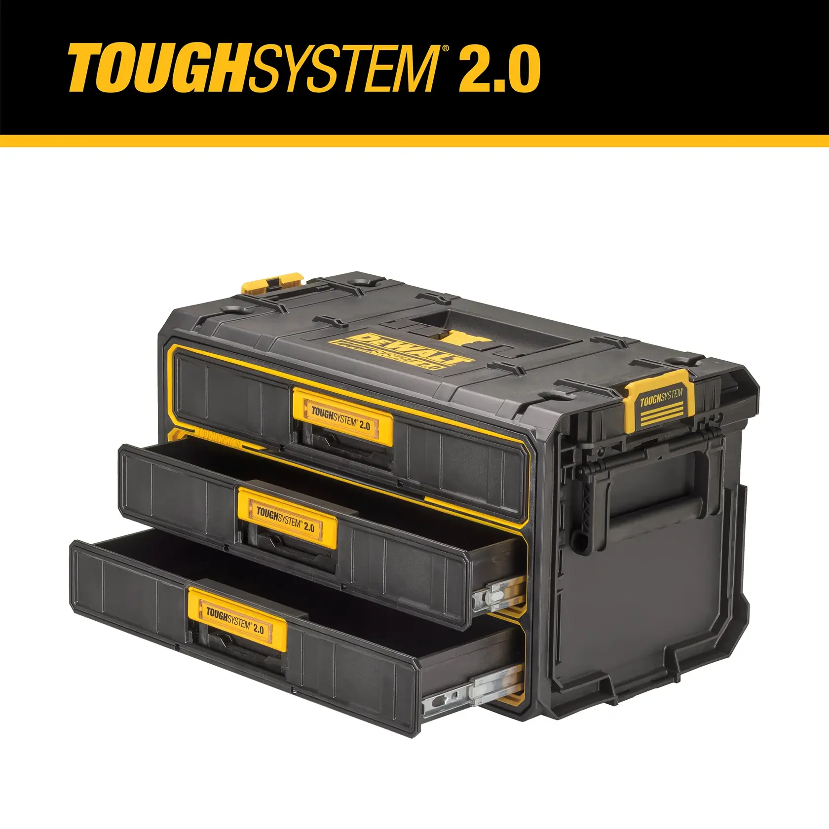 DEWALT(®) TOUGHSYSTEM(®) 2.0 3-DRAWER TOOLBOX