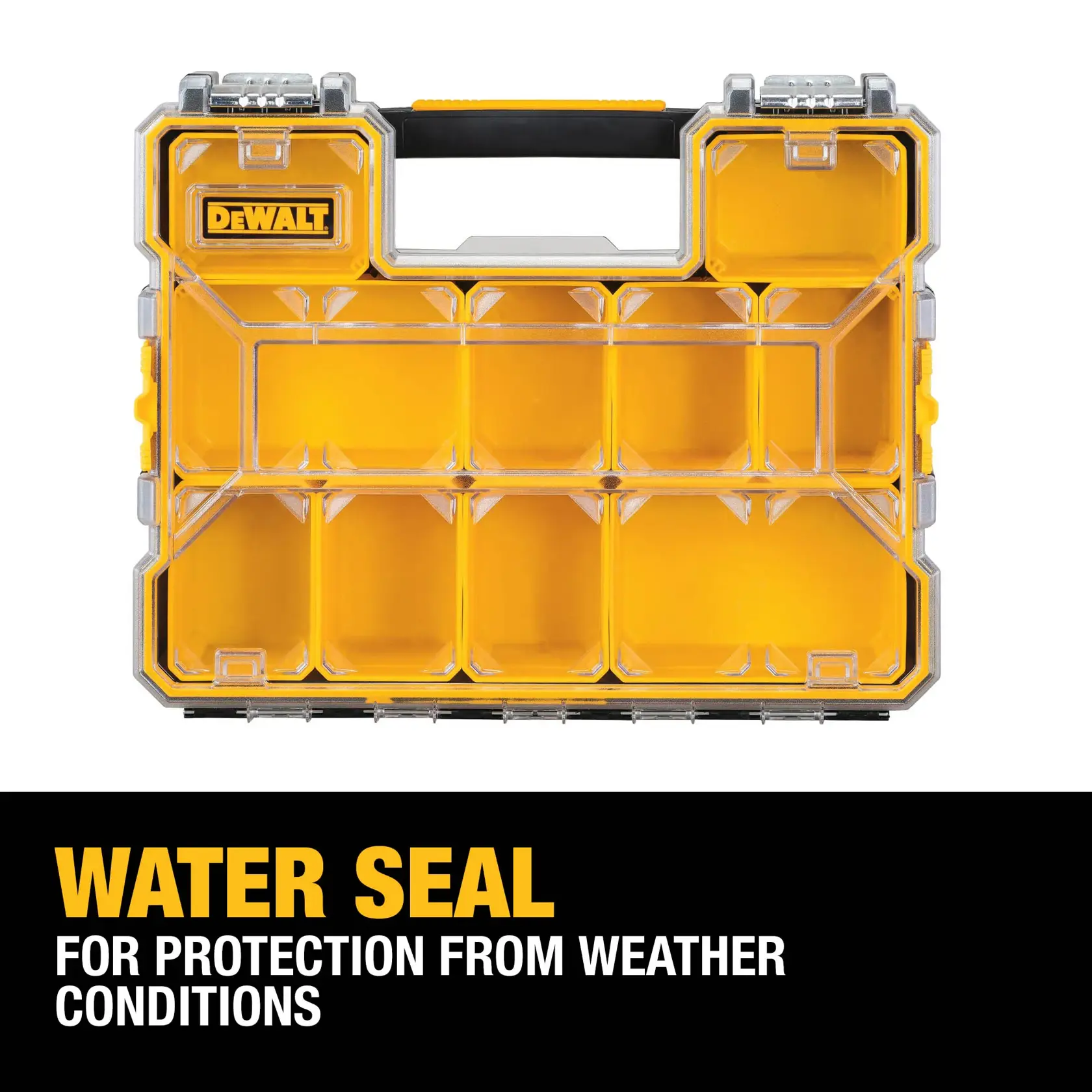 Water seal for protection from weather conditions graphic