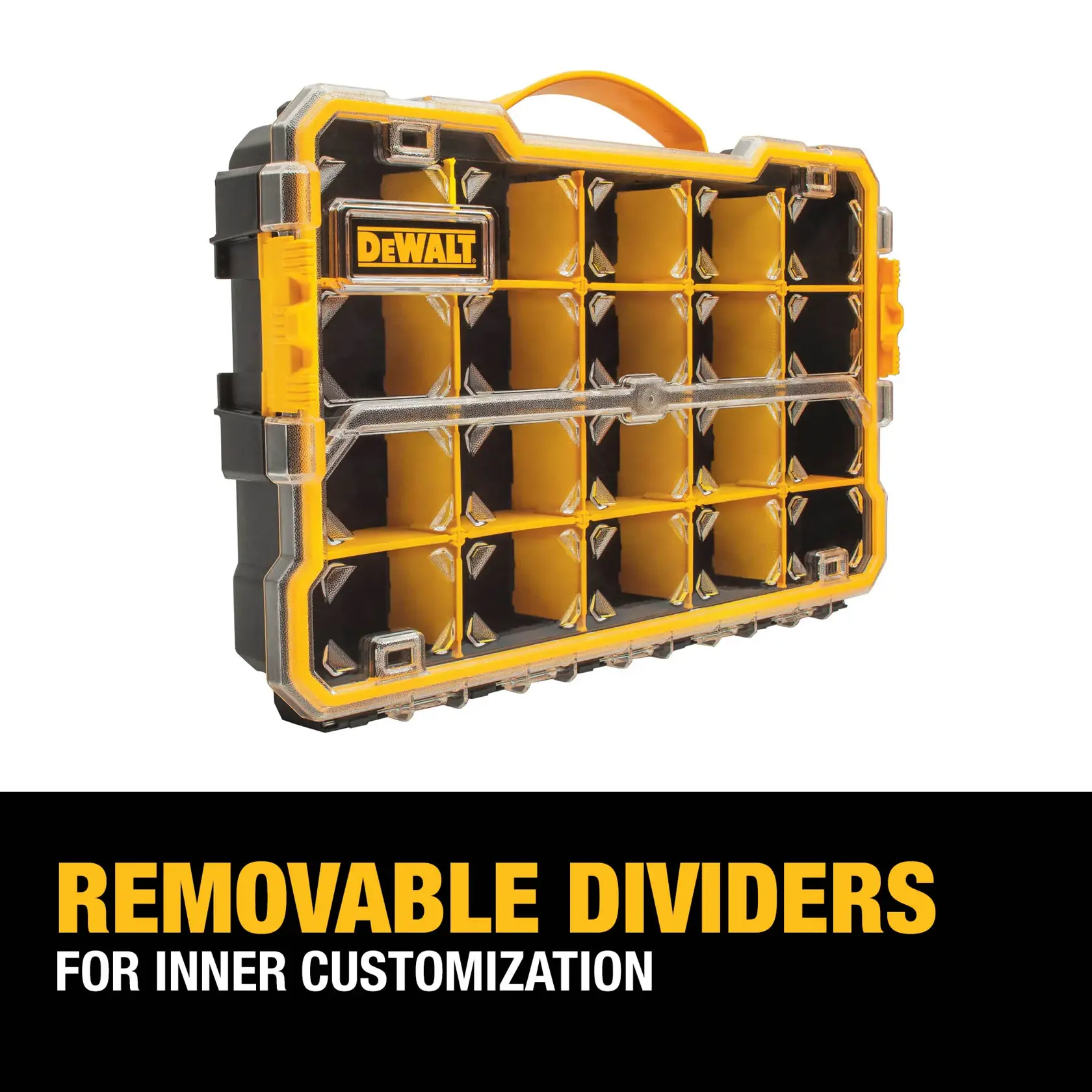 Removable dividers for inner customization graphic