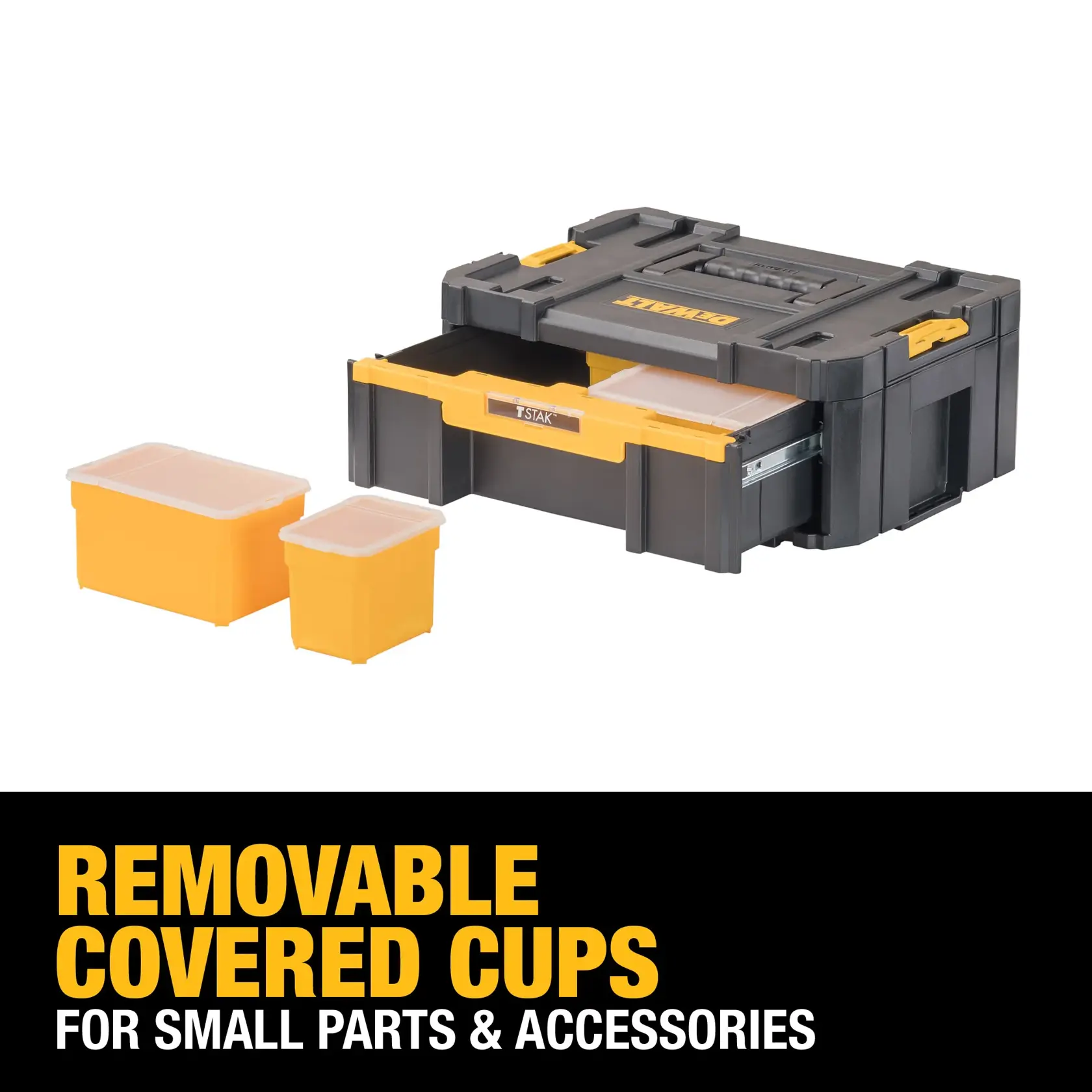 DeWalt DWST17803 TSTAK Single Deep Drawer F+B.