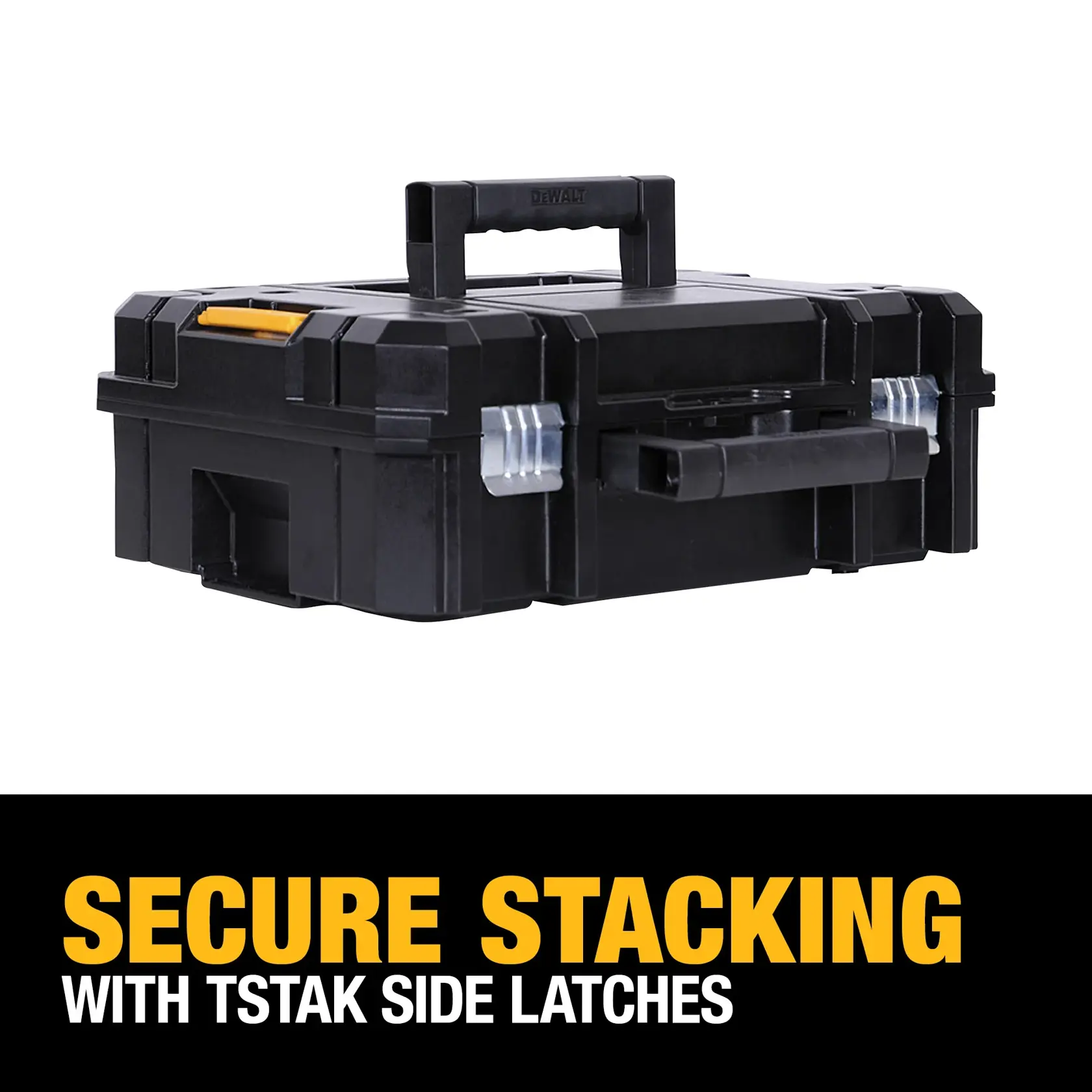 DWST17807 TSTAK® II - Flat Top: Secure stacking with TSTAK side latches
