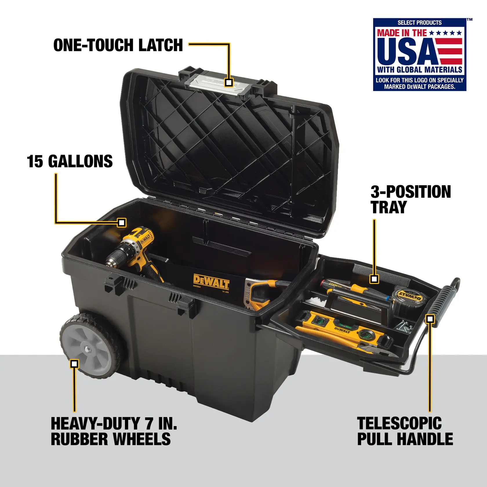 DEWALT® 15 Gallon Contractor Chest
