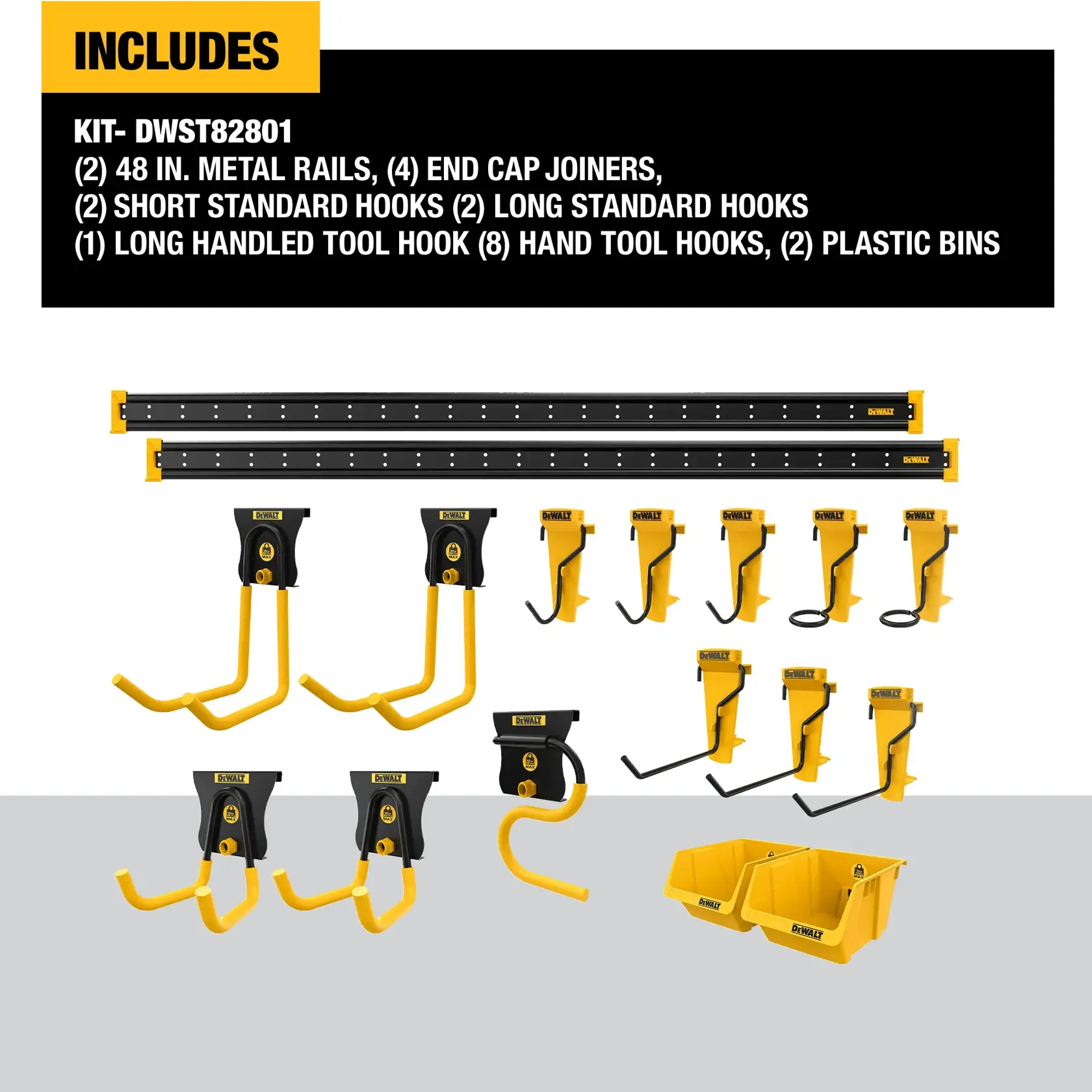 Graphic of What the Kit Includes for the 21pc Accessory Starter Kit