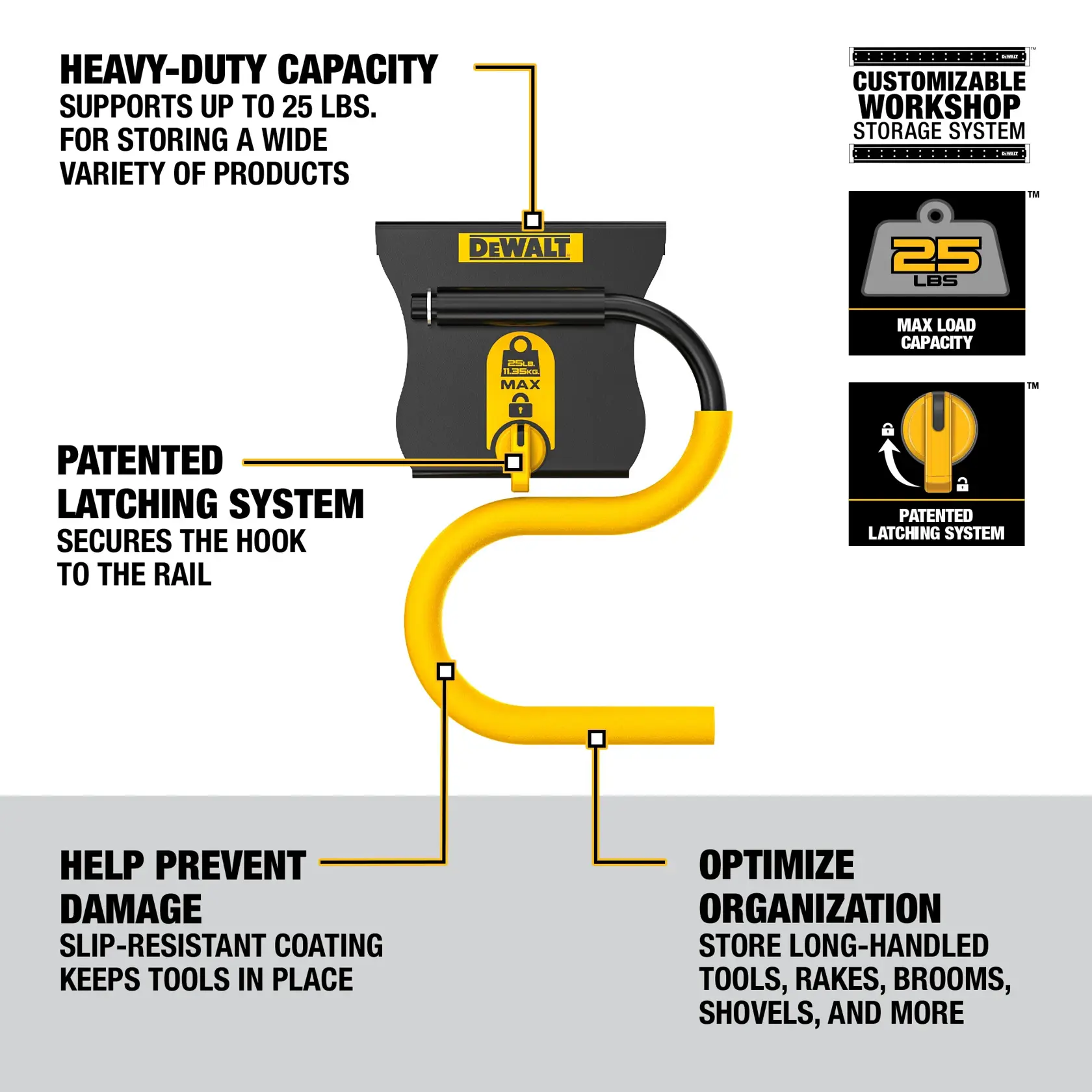 Walkaround Graphic of a Long Handled Tool Hook