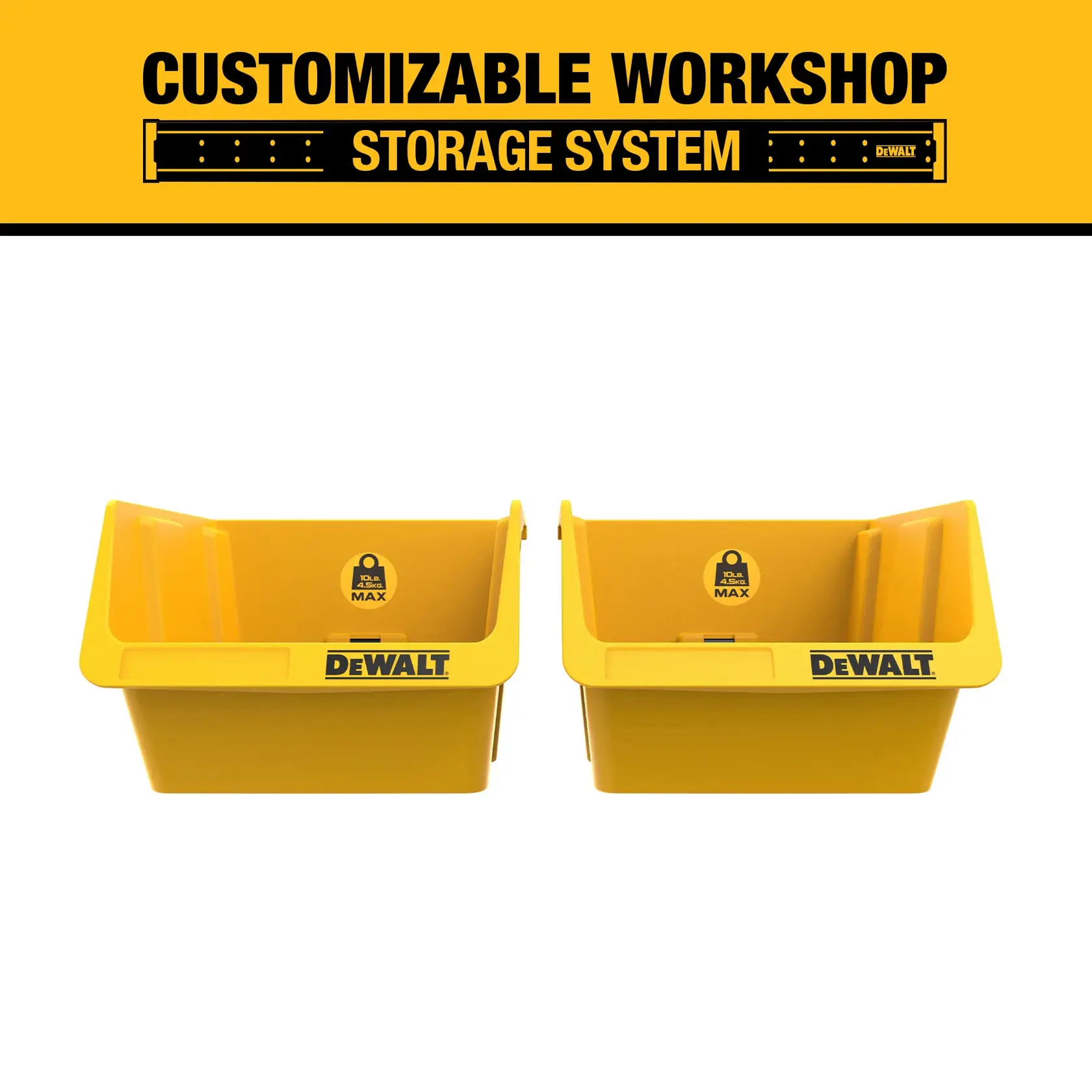Graphic of a 2 Pack of Plastic Bins