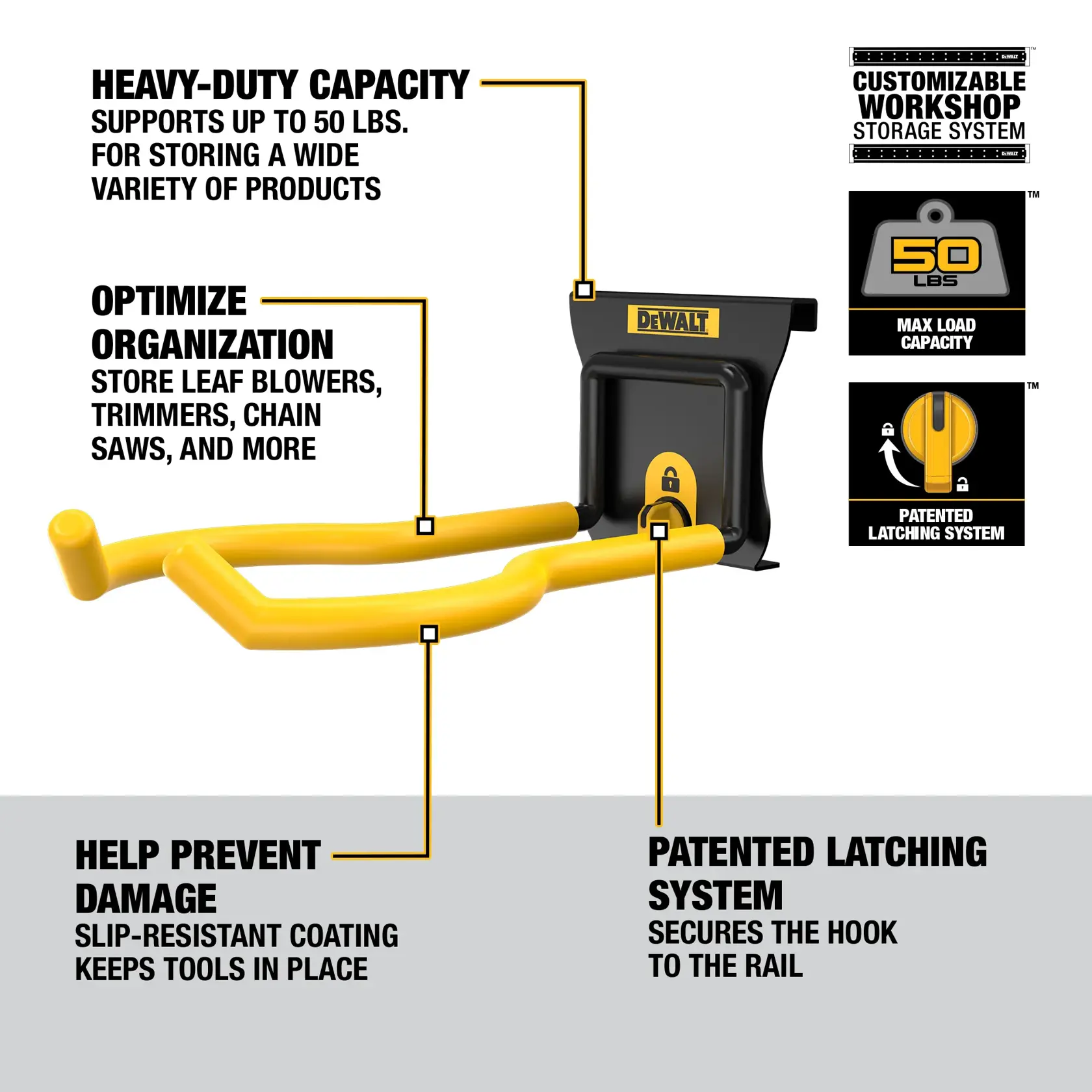 Walkaround Graphic of a Outdoor Power Equipment Hook