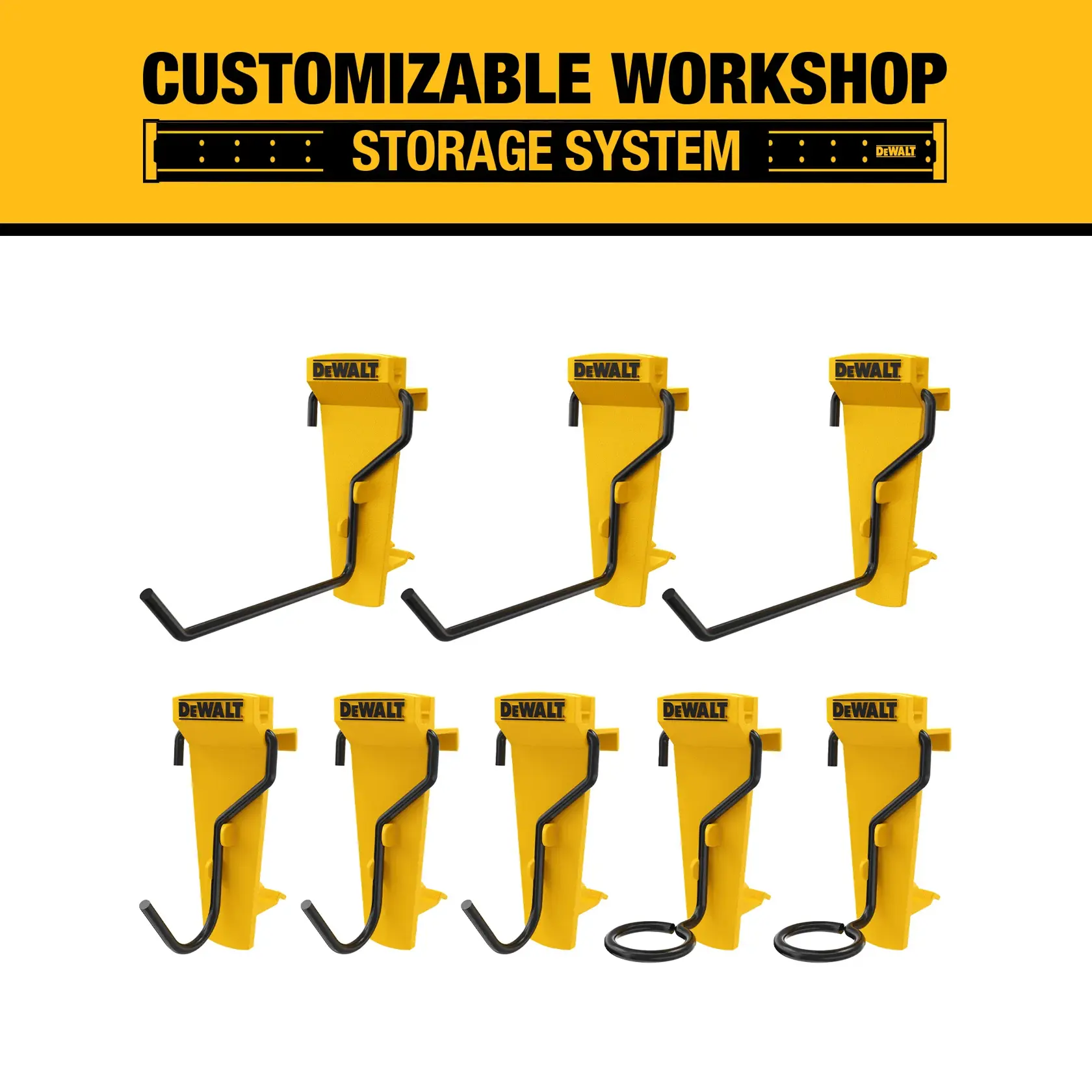 Graphic of a 8pc Hand Tool Hook Set