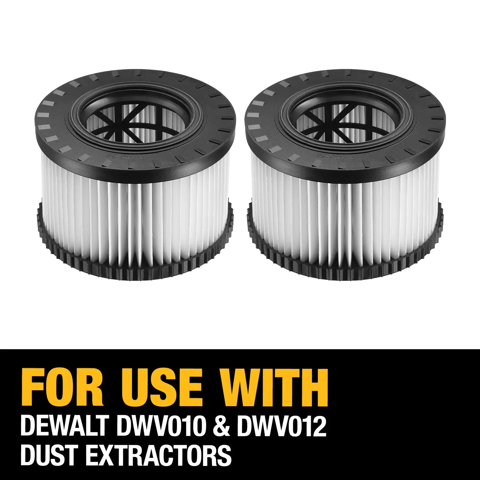 DEWALT® Replacement HEPA Filter Set For DWV010 & DWV012 (Type 2) Dust Extractors