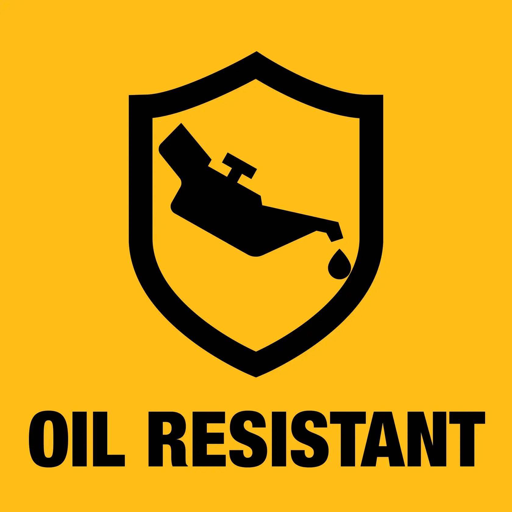 Oil resistant graphic