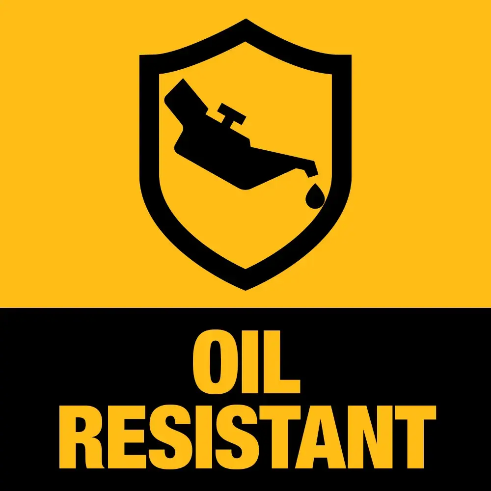 Oil resistant graphic