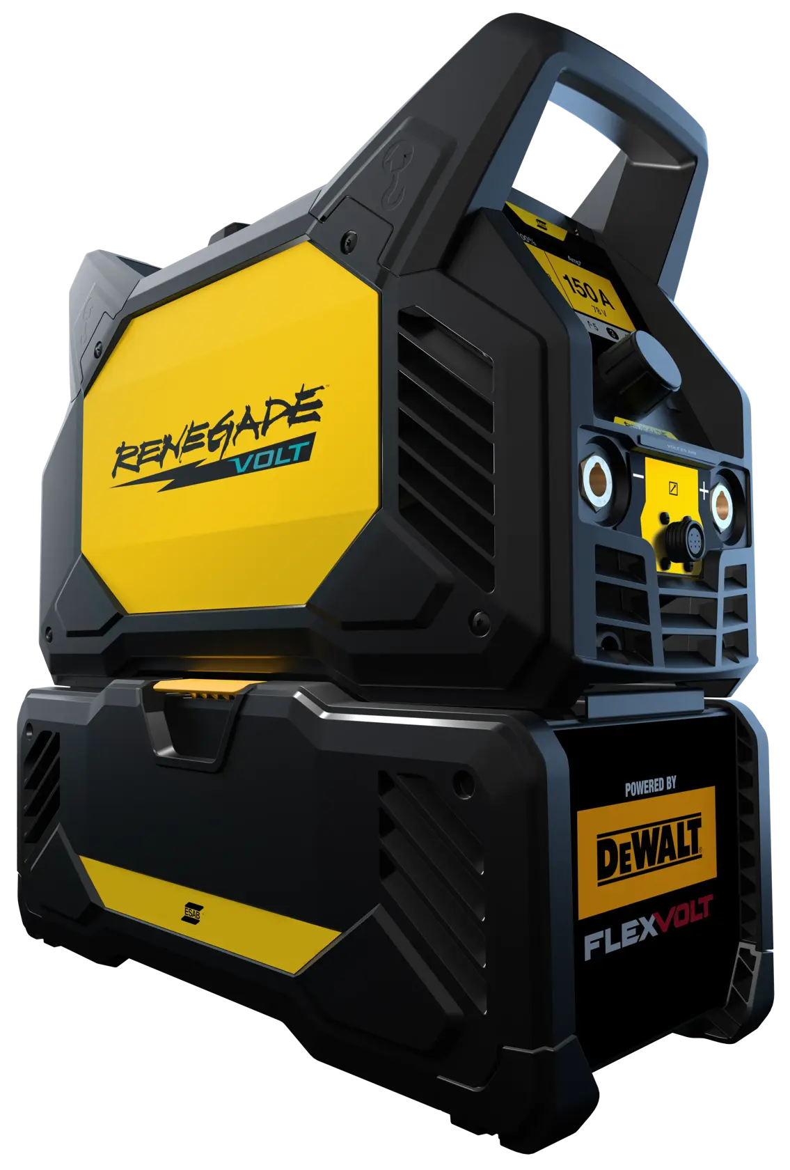 BATTERY POWERED WELDING - ESAB RENEGADE VOLT - SIDE VIEW