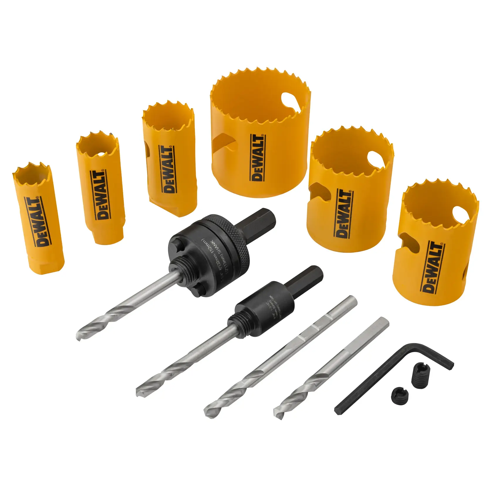 DEWALT® 9-Piece Plumber's Bi-Metal Hole Saw Kit
