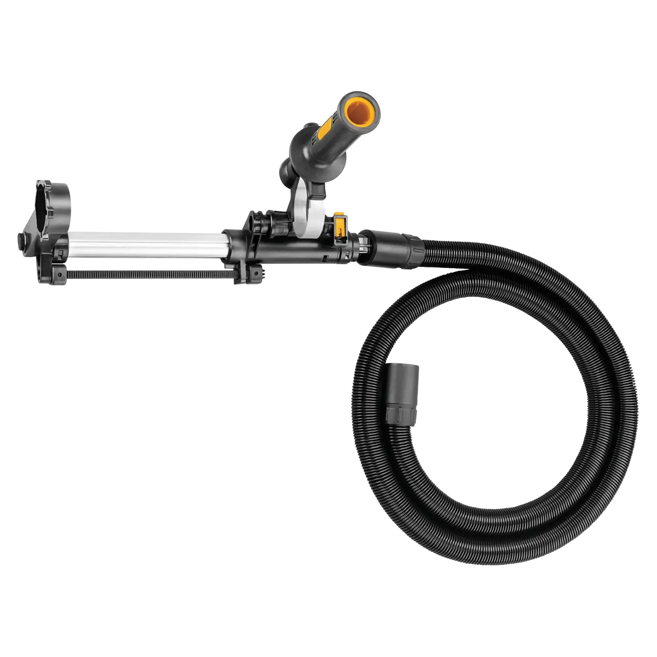 Profile of dust extractor telescope with hose for SDS rotary hammers