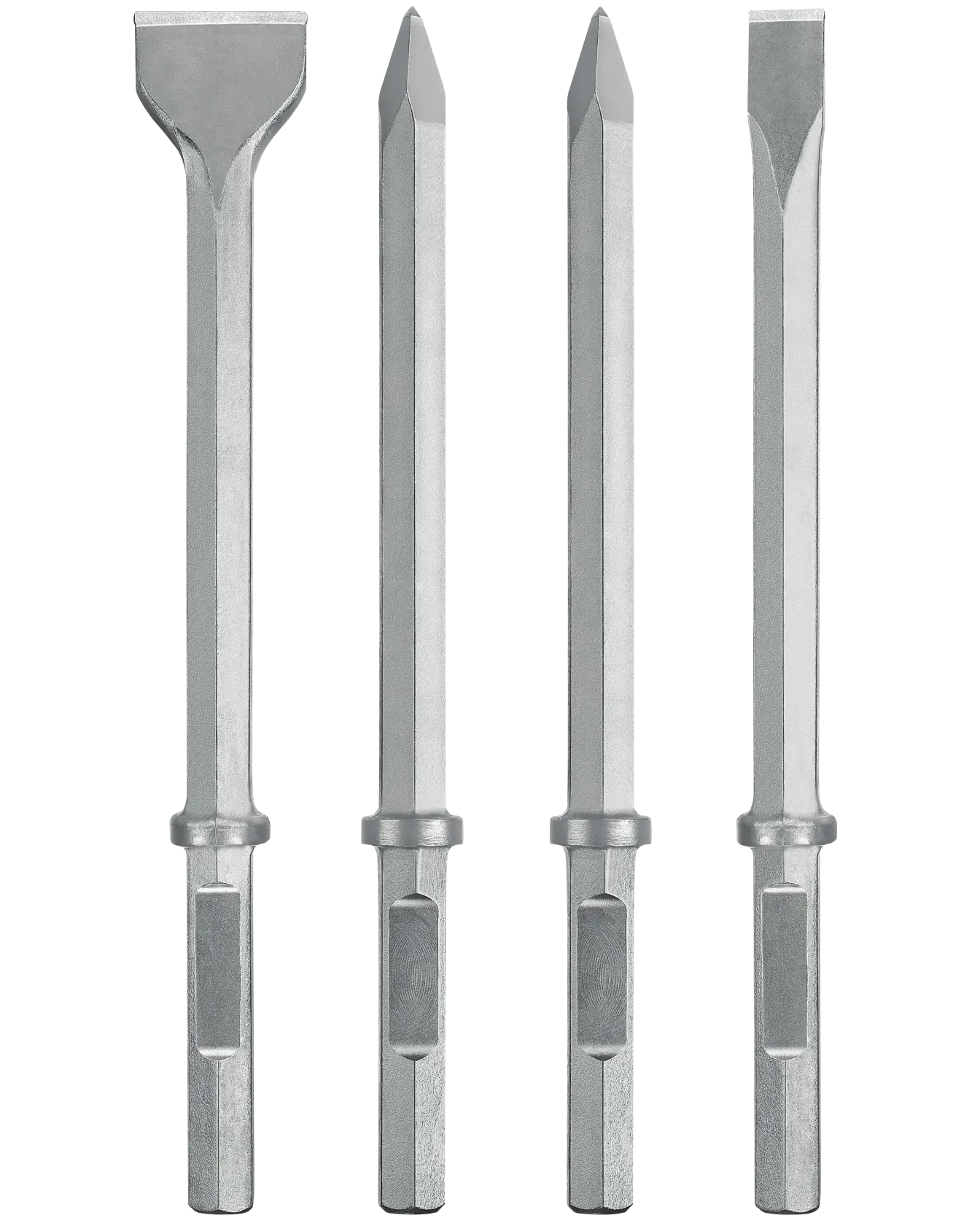 Metallic nails for demolition hammer