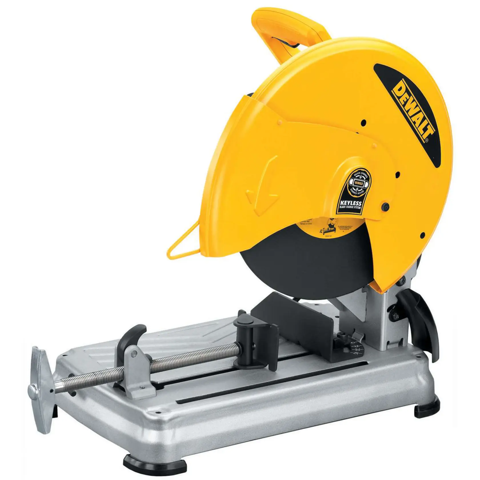 Chop Saw with QUIK-CHANGEu2122 Keyless Blade Change System being shown facing south-east