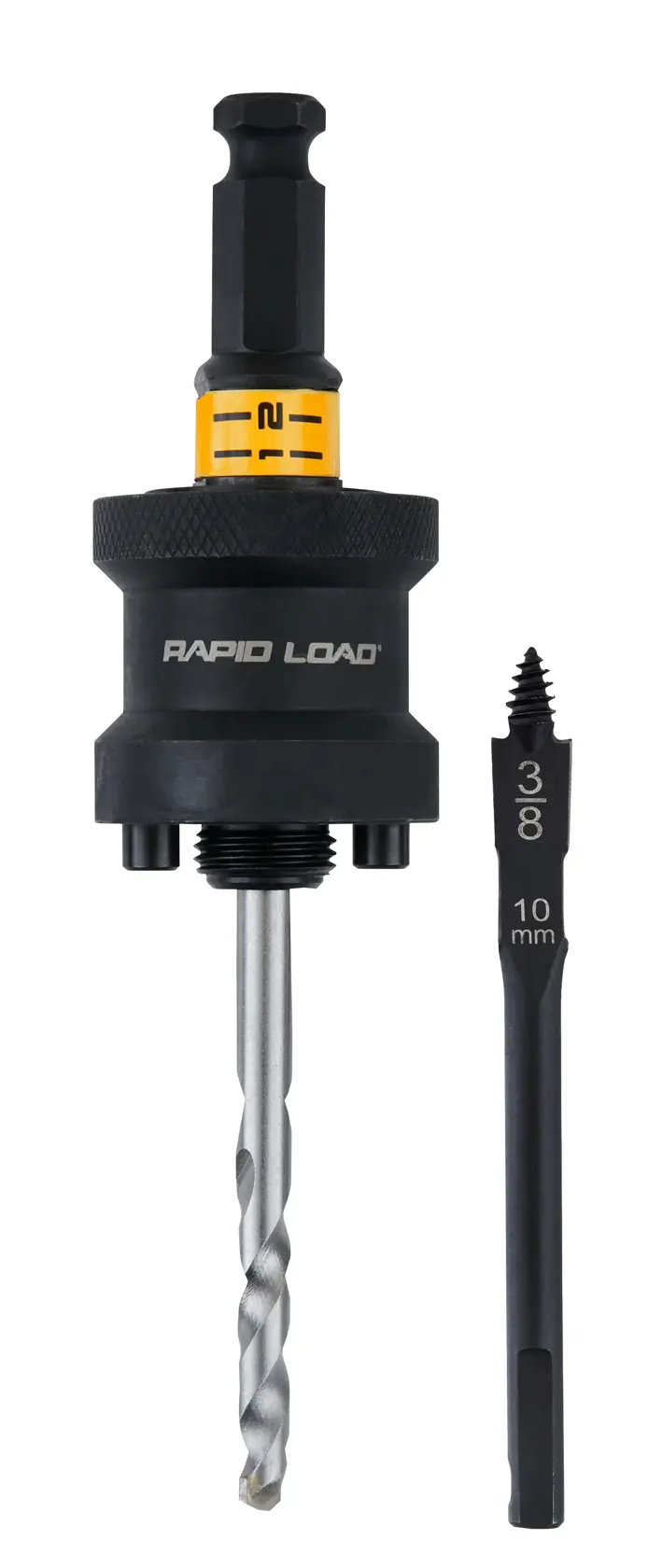 DEWALT® RAPID LOAD 1/2-in. Shank Quick Change Carbide Arbor for 1-1/4-in. to 6-in. Hole Saw thumbnail 2