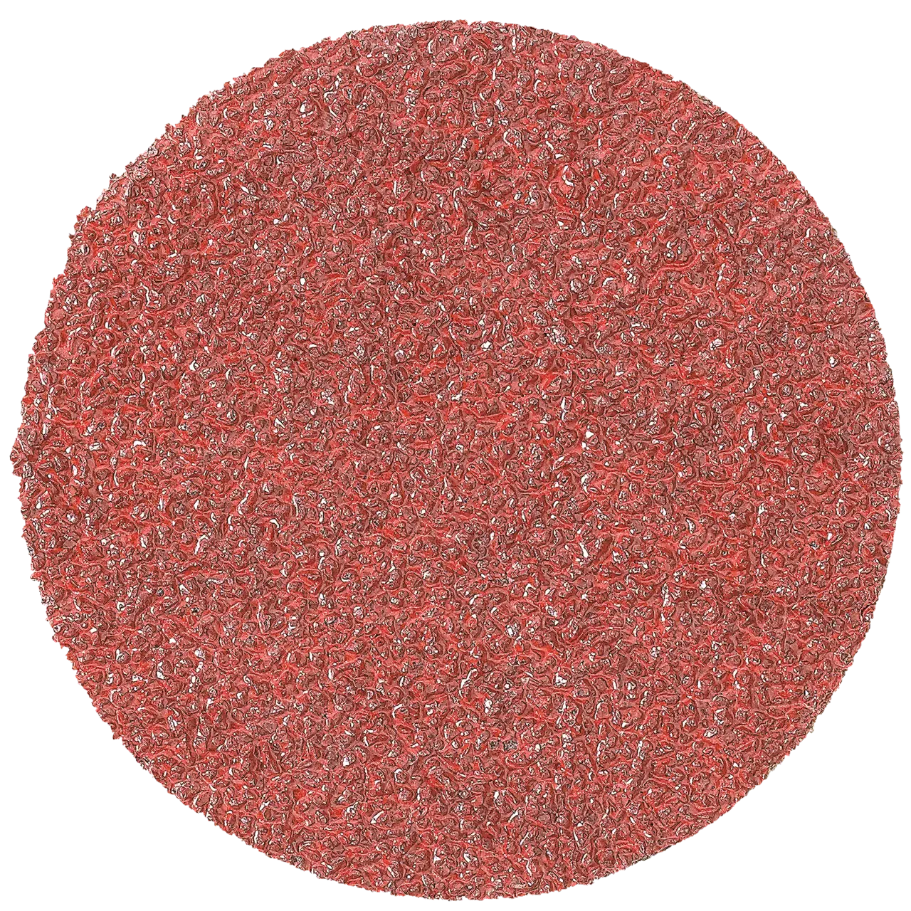 Overhead view of 3 inch 24 gram HP aluminum oxide quick change disc.