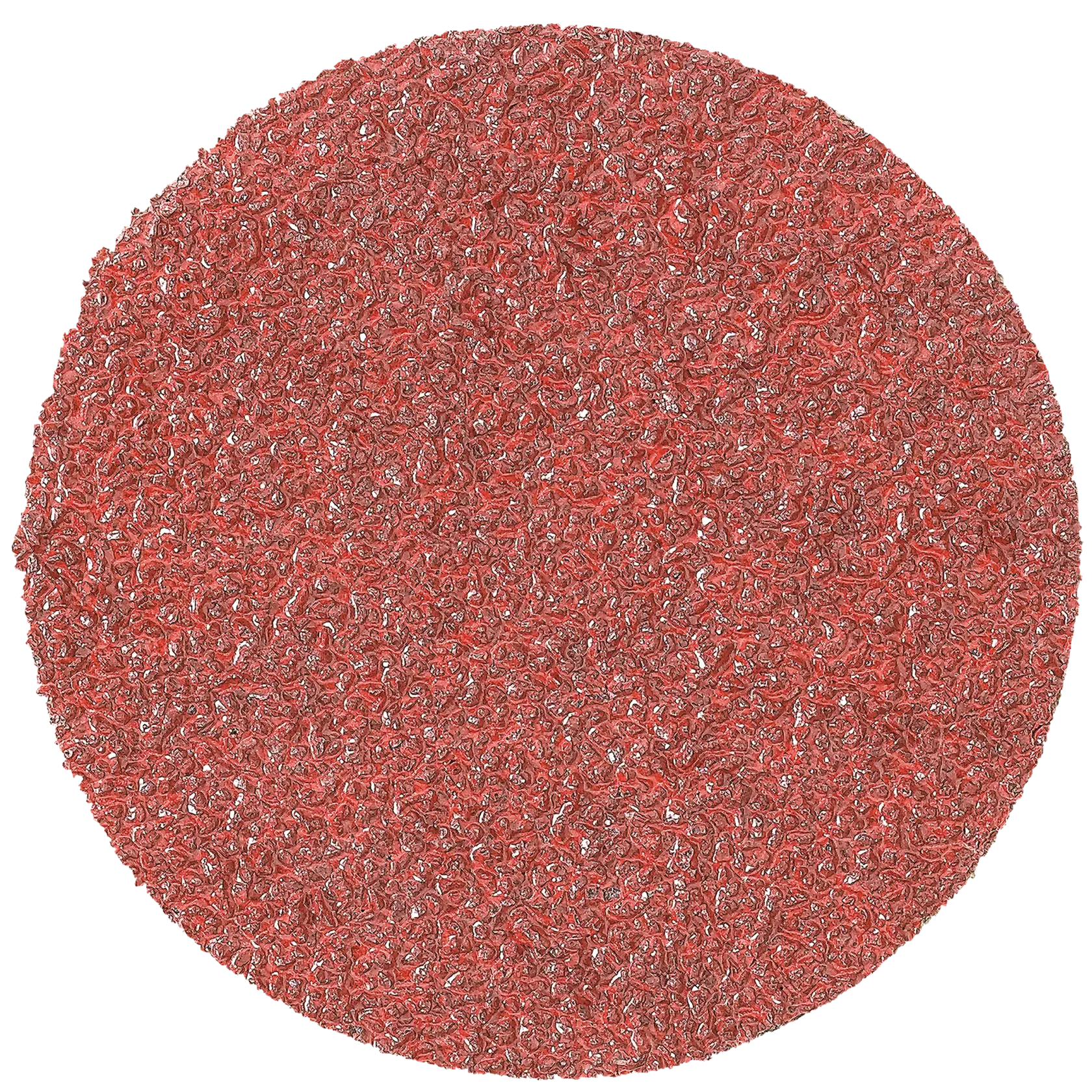 Overhead view of 3 inch 24 gram HP aluminum oxide quick change disc.