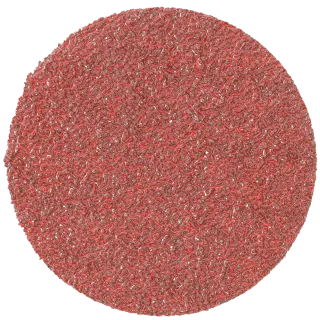 Overhead view of 3 inch 24 gram HP aluminum oxide quick change disc.