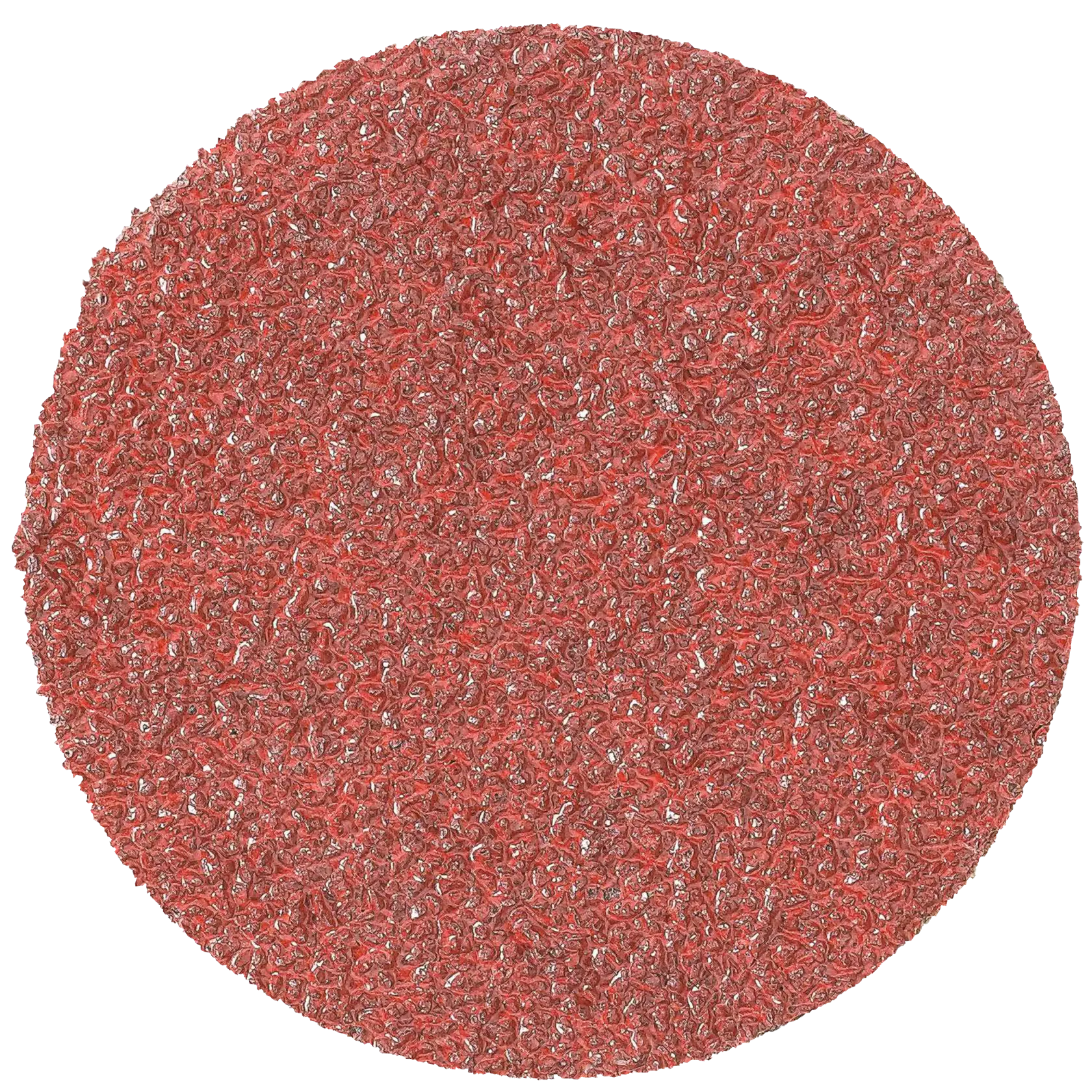 Overhead view of 3 inch 60 gram HP aluminum oxide quick change disc.