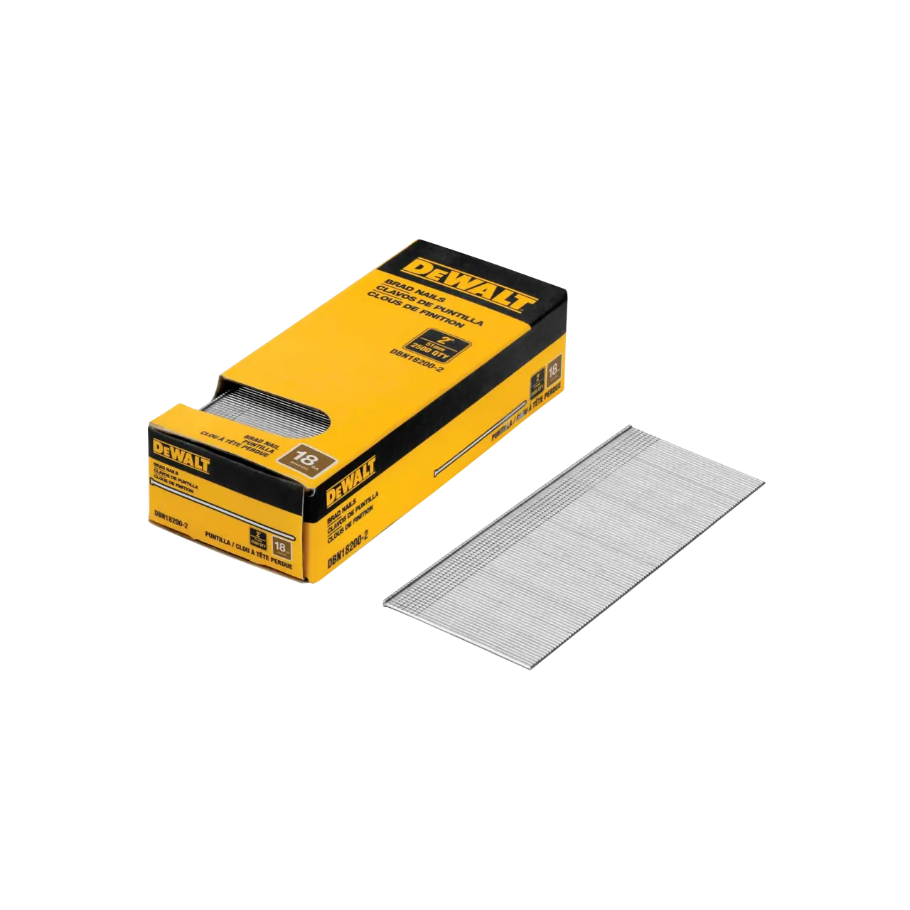 2 in. 18ga Brad Nails (2500 Pk)